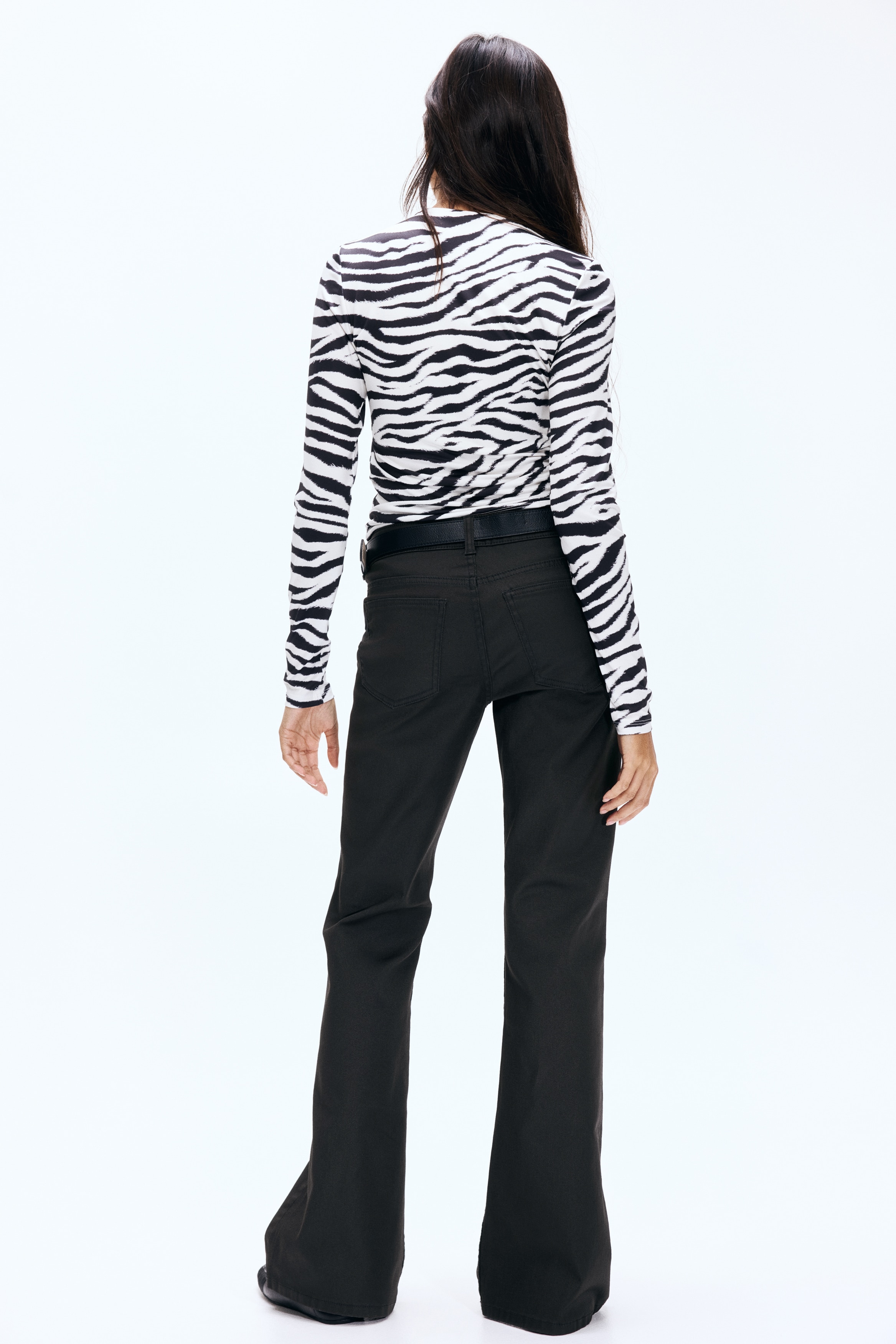 Flared Low Jeans