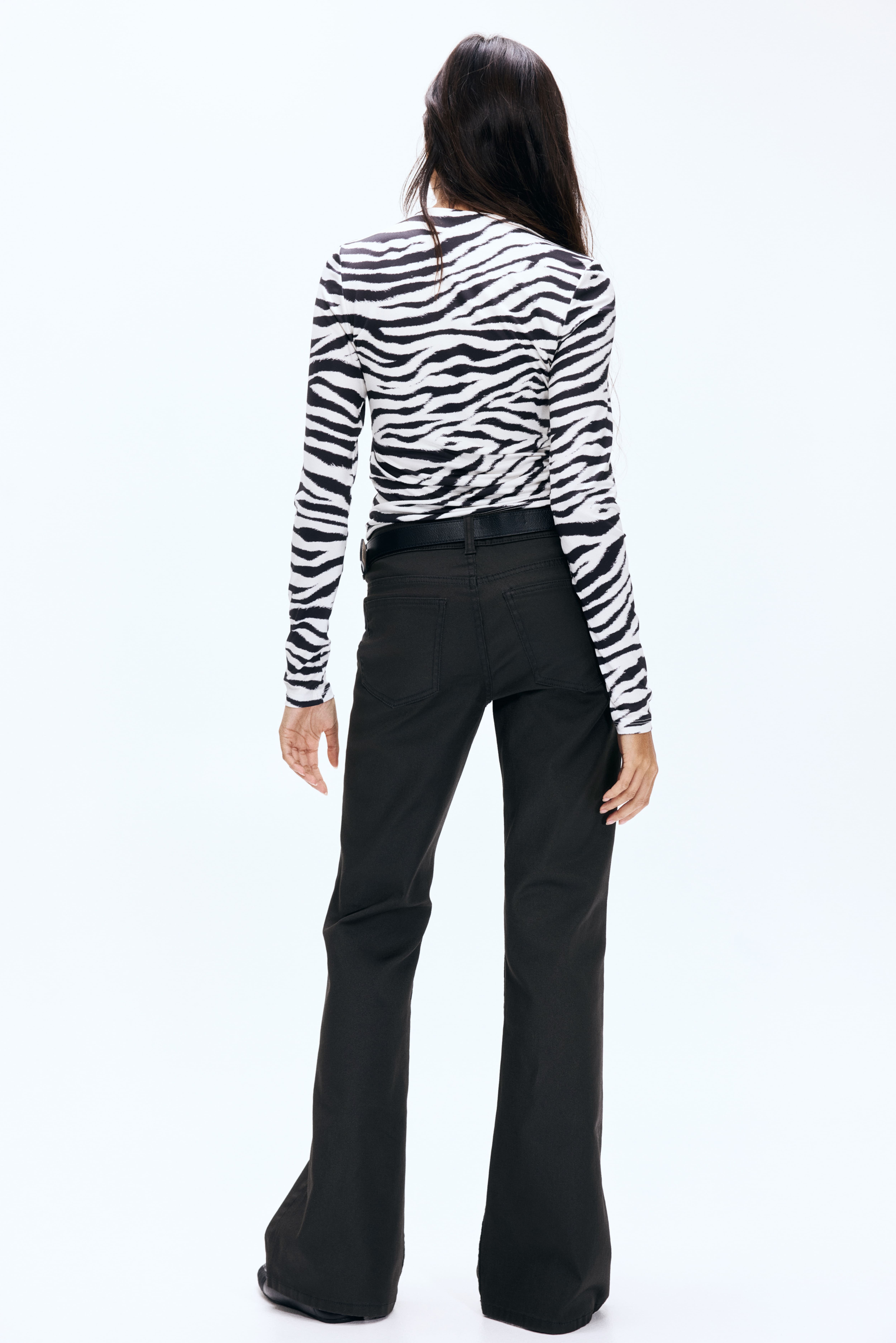 Flared Low Jeans