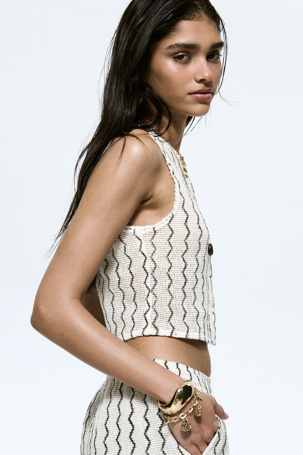 Crochet-Look Vest - image 3