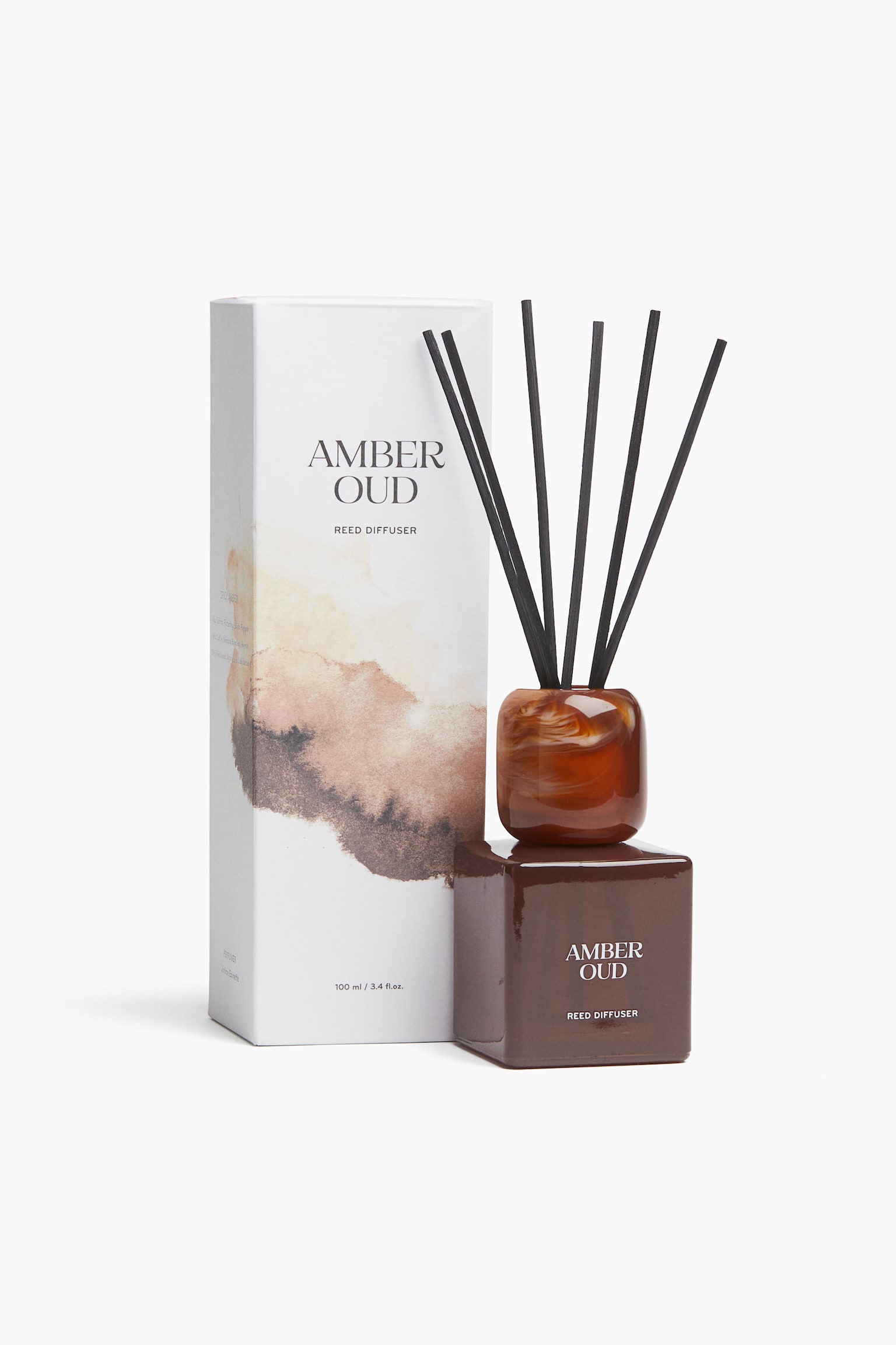 Αρωματικά στικ - Καφέ/Amber Oud/Γκρι/Cedarwood Zen/Ροζ/Untamed Rose - 1