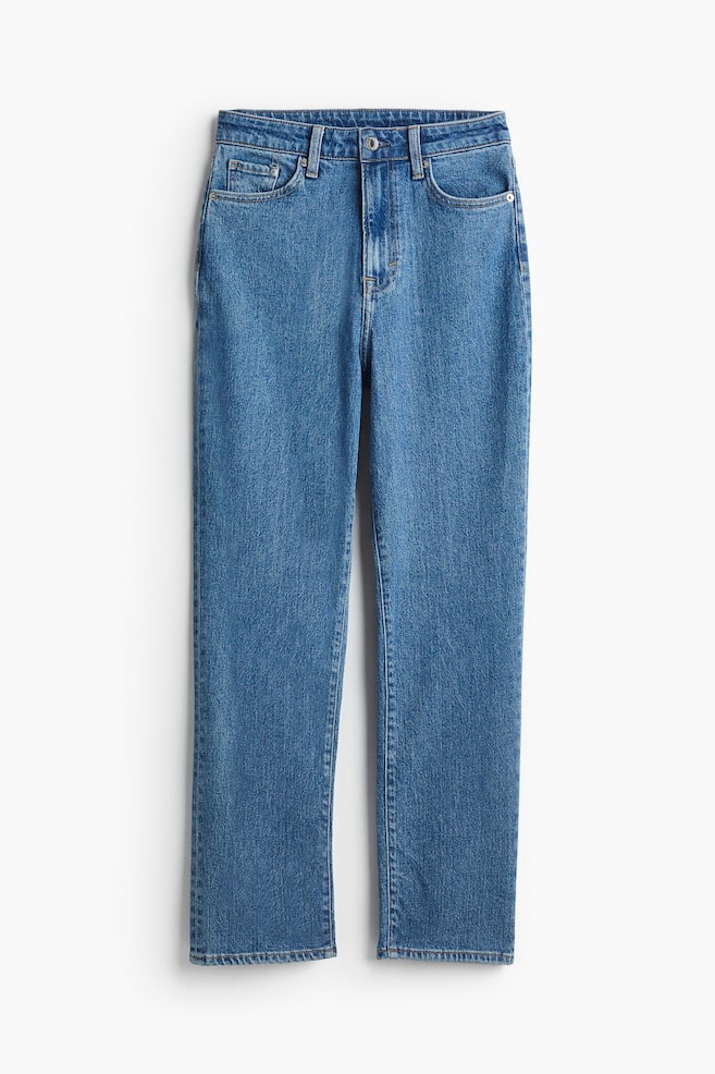 Mom Ultra High Ankle Jeans - Light denim blue/Light denim blue/Black - 1