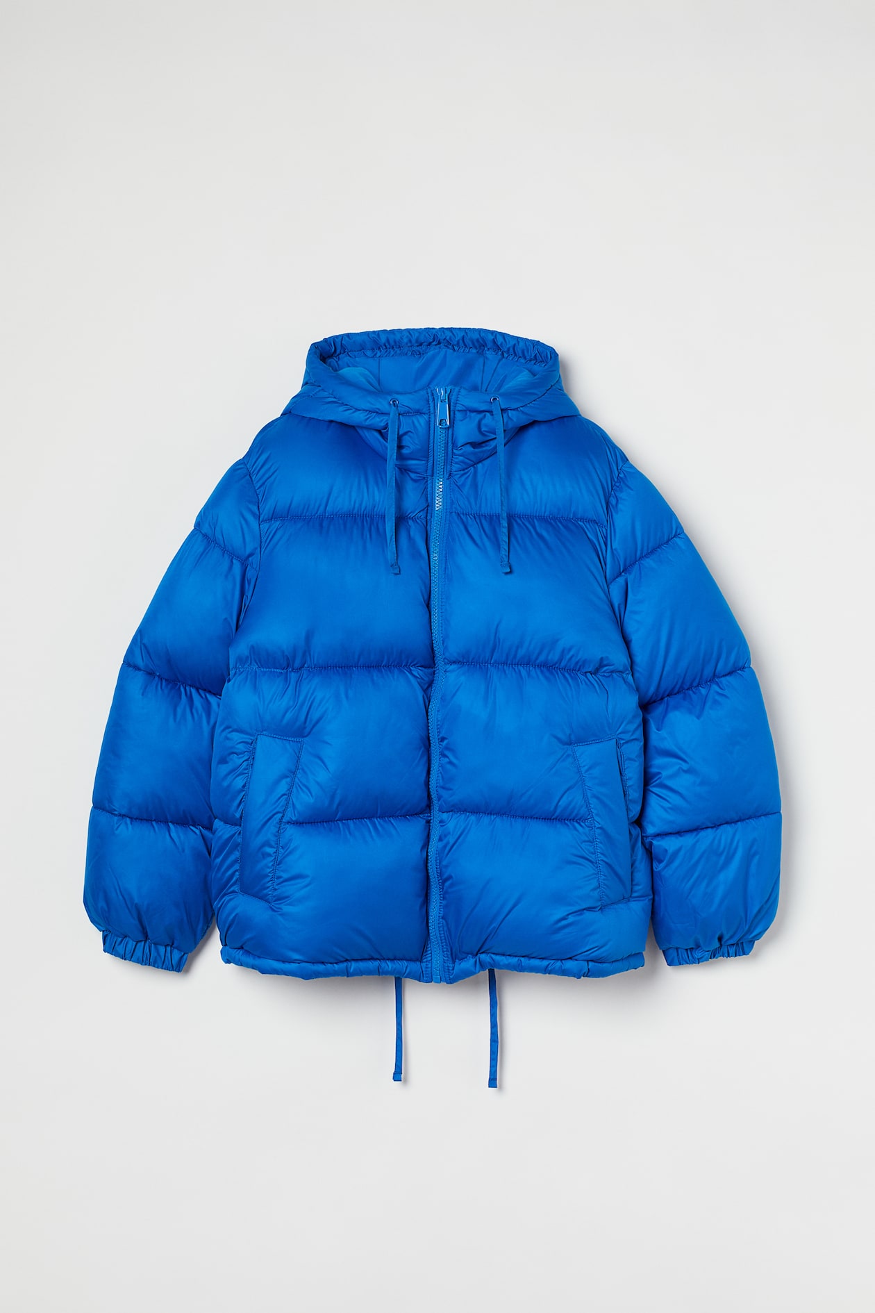 H&m Puffer Jacket Hellblau H&m Blue Hoodie Jacket H&m