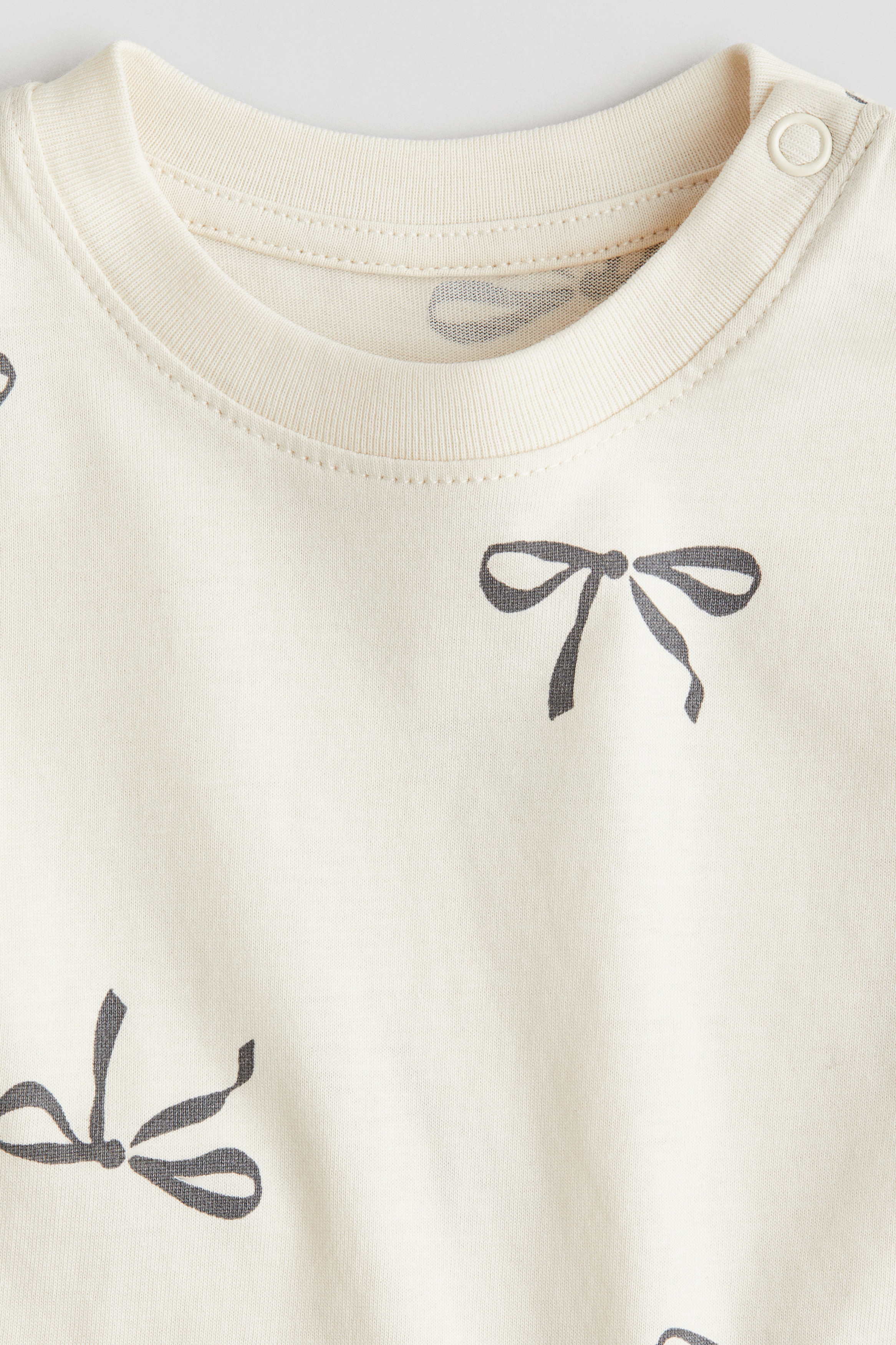 Printed Cotton Top by H&M