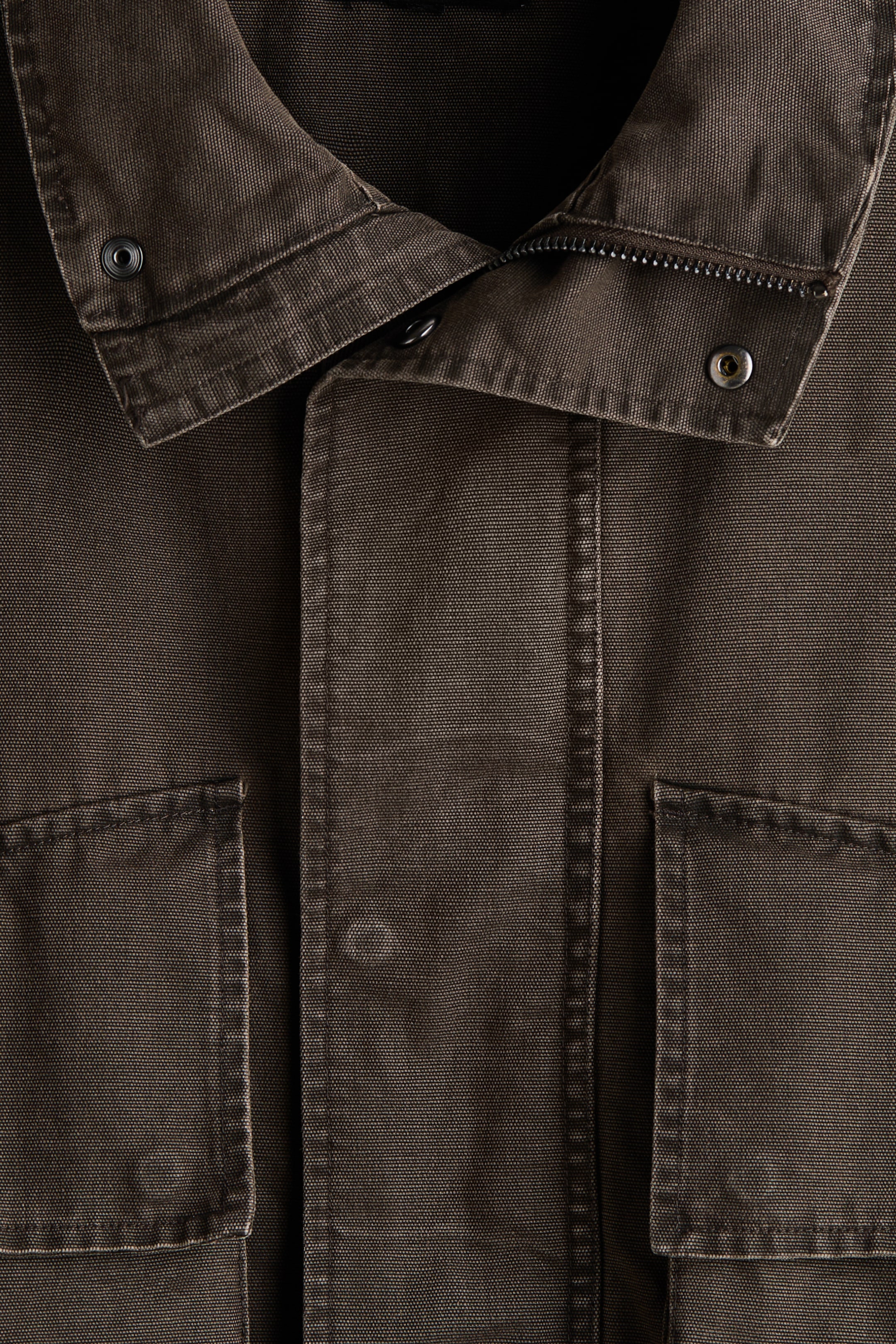 Ampliar la imagen: Chamarra con cuello cisne - Verde caqui oscuro - Men | H&M MX 7