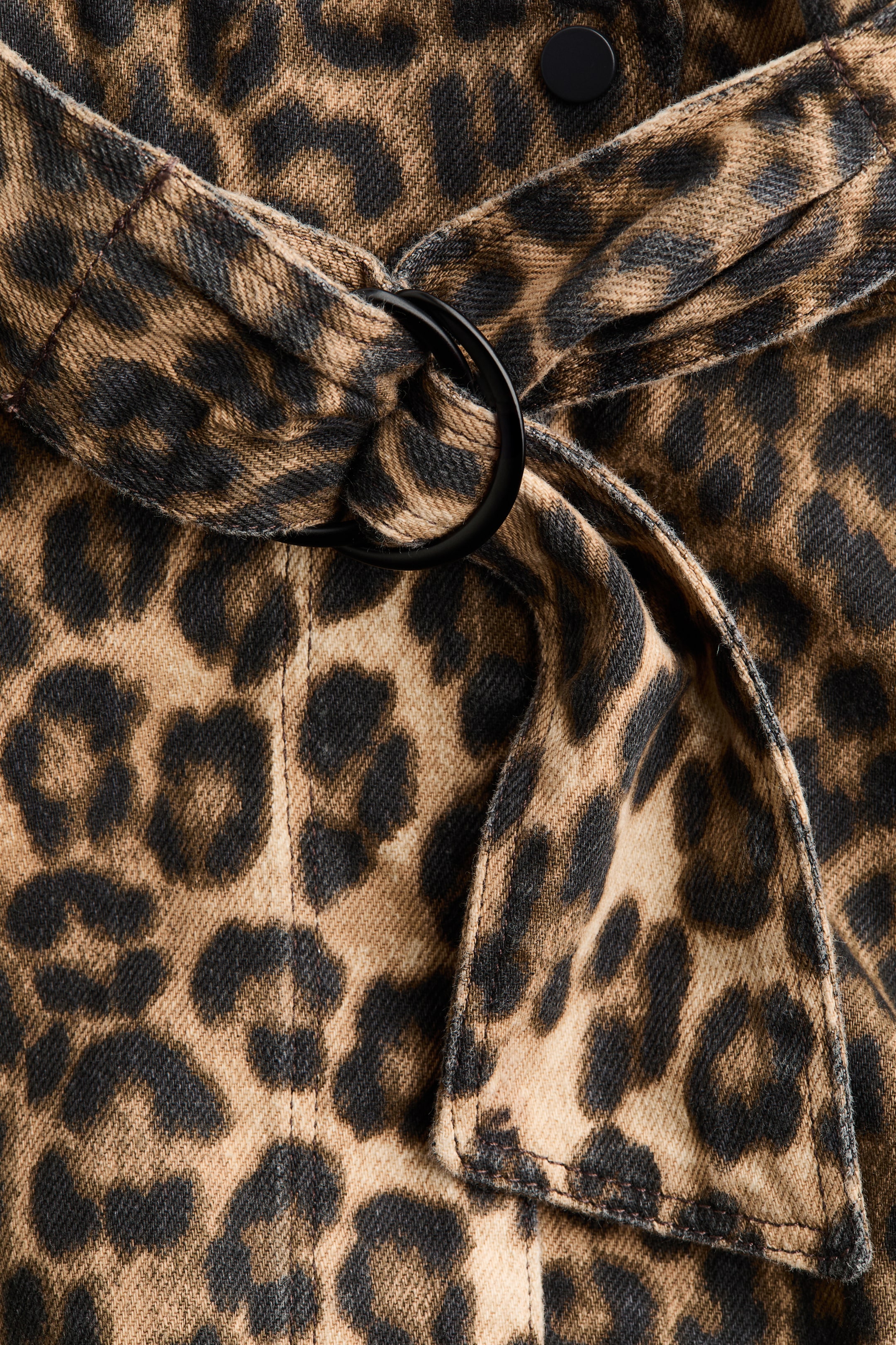 Женские куртки H&M Printed Balloon-Sleeved Jacket — фото 5