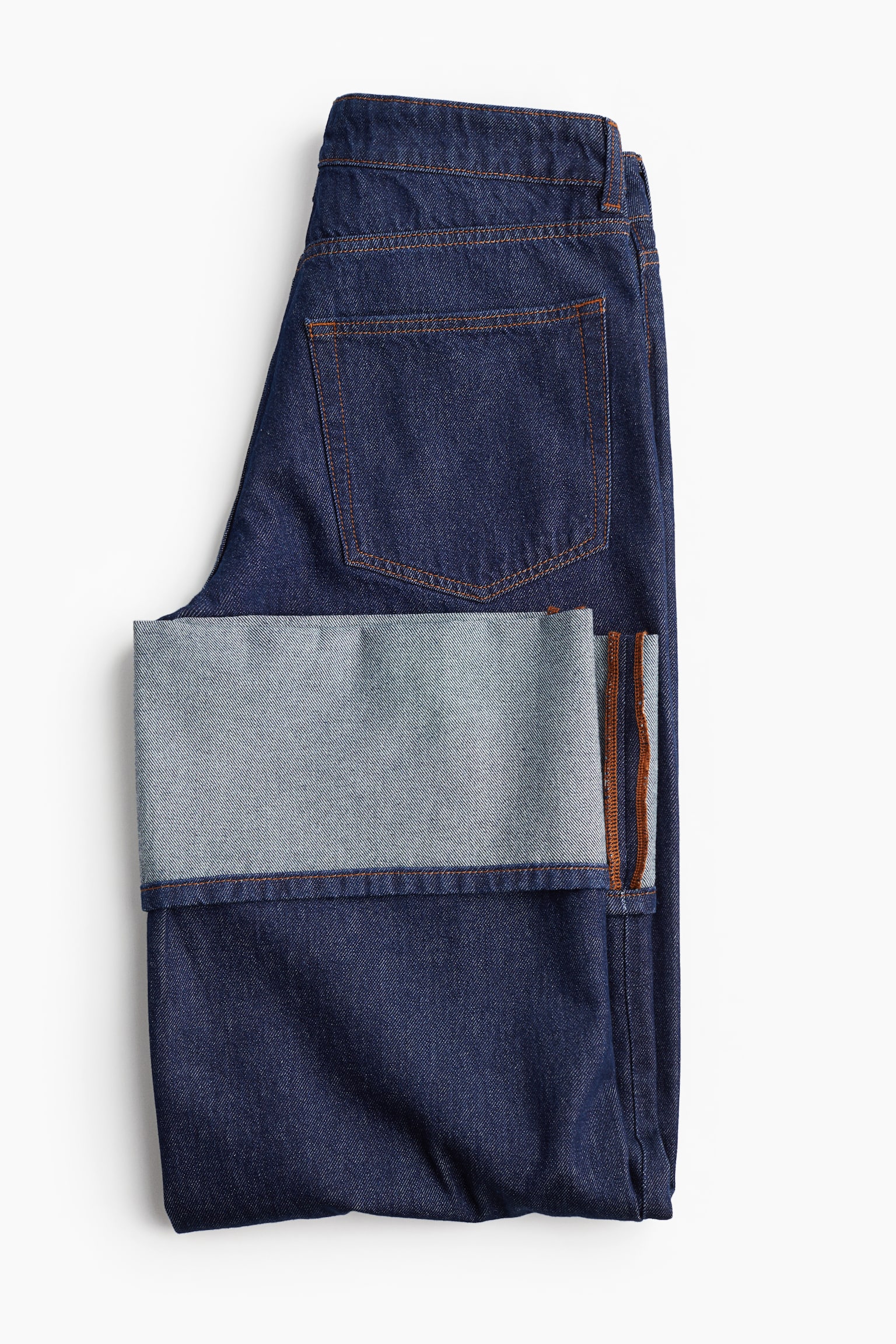 Baggy Wide Low Jeans - Dark denim blue/Dark denim blue/Light denim blue - 5