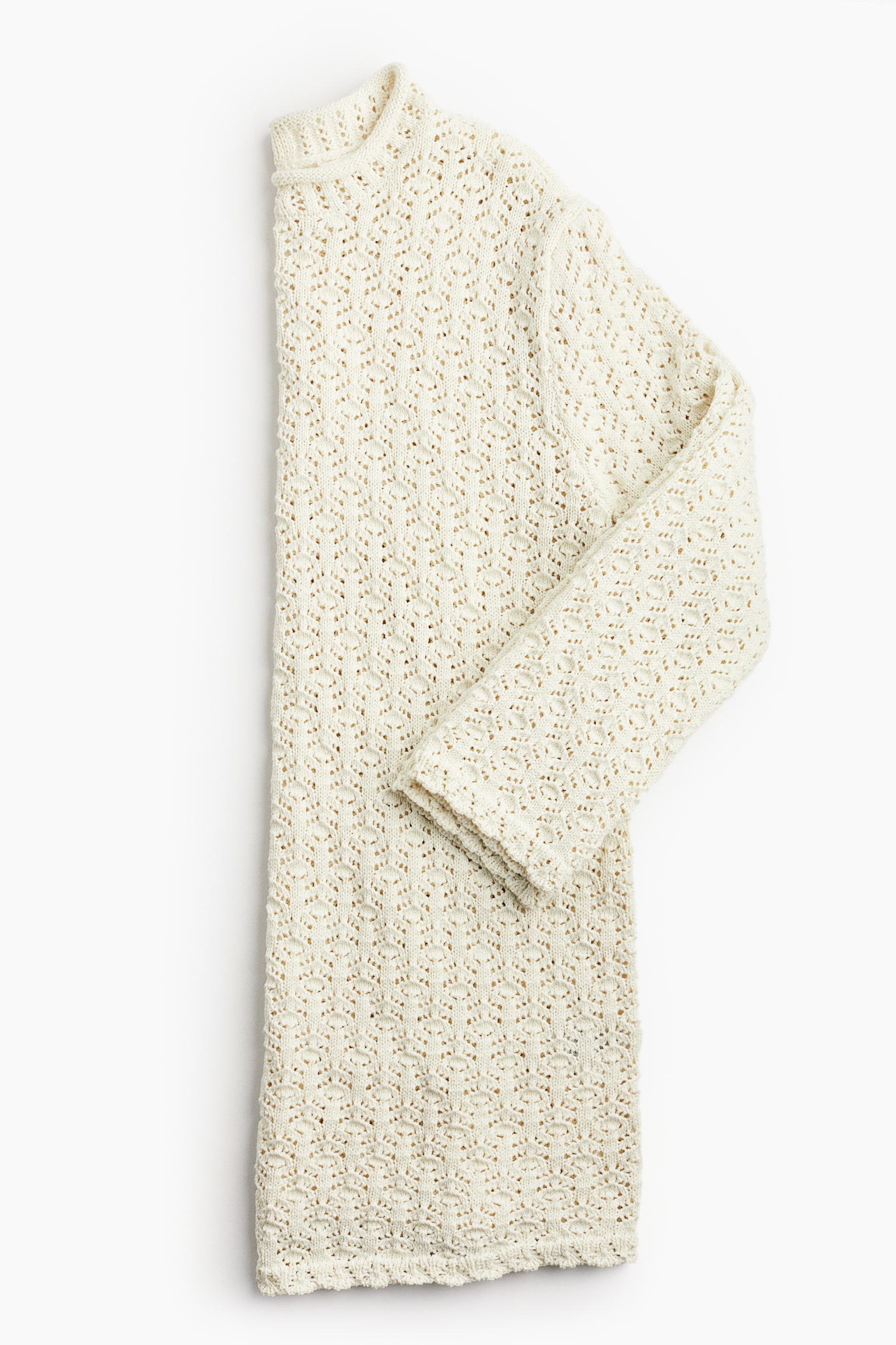 MAMA Textured-knit jumper - Cream - 4