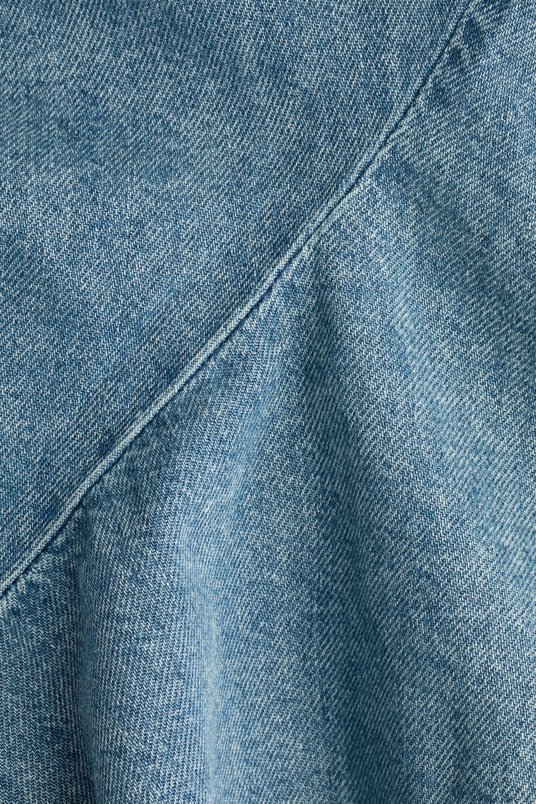 Jupe asymétrique en denim