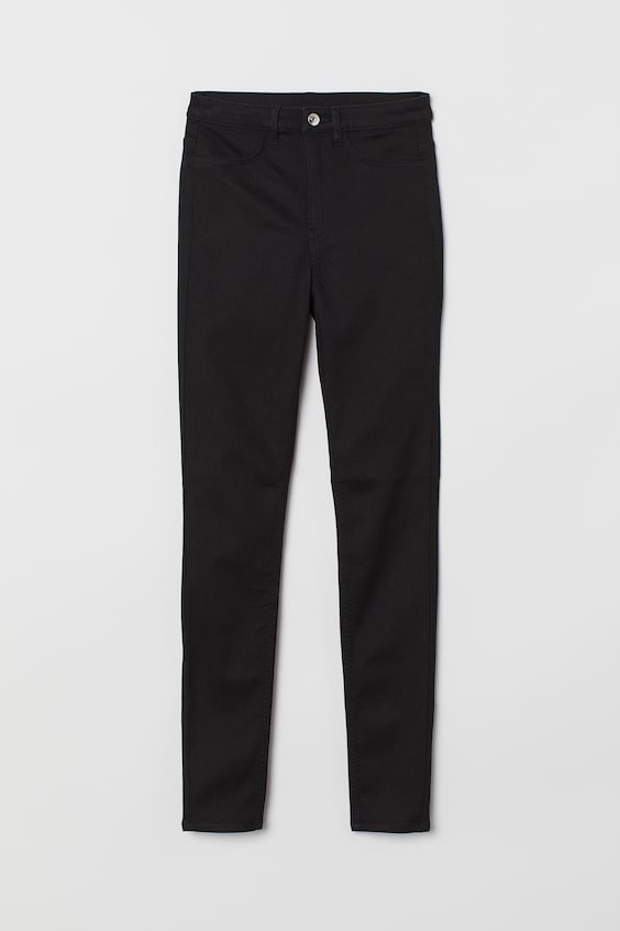 Super Skinny High Jeans - High waist - Long - Black - Ladies | H&M GB