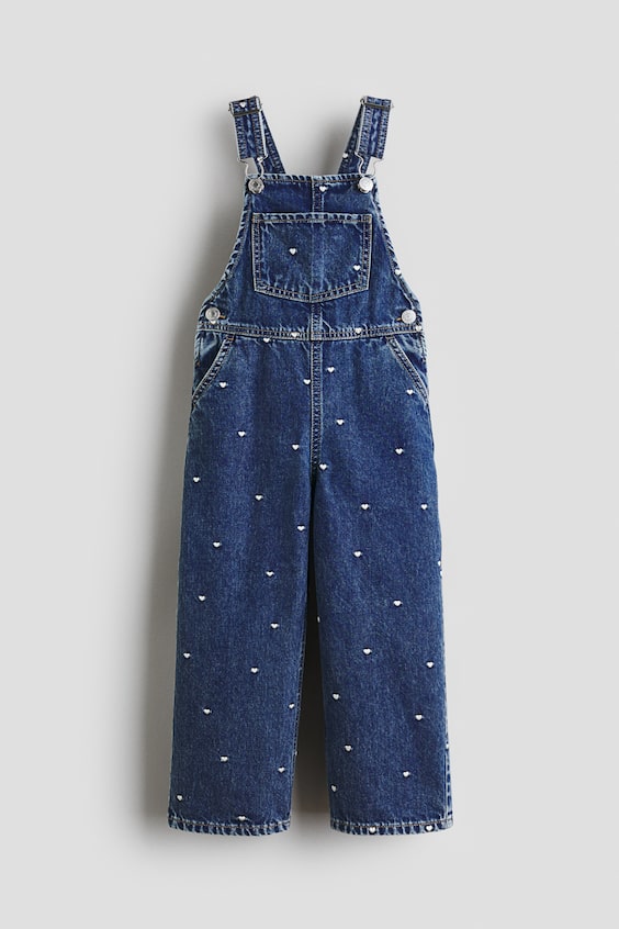 Детские джинсы H&M Patterned denim dungarees