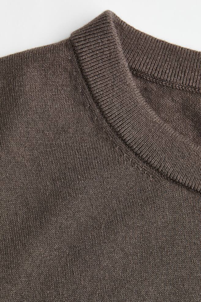 Slim Fit Cashmere-blend jumper - Brown/Black/Light mole/Navy blue/dc - 2