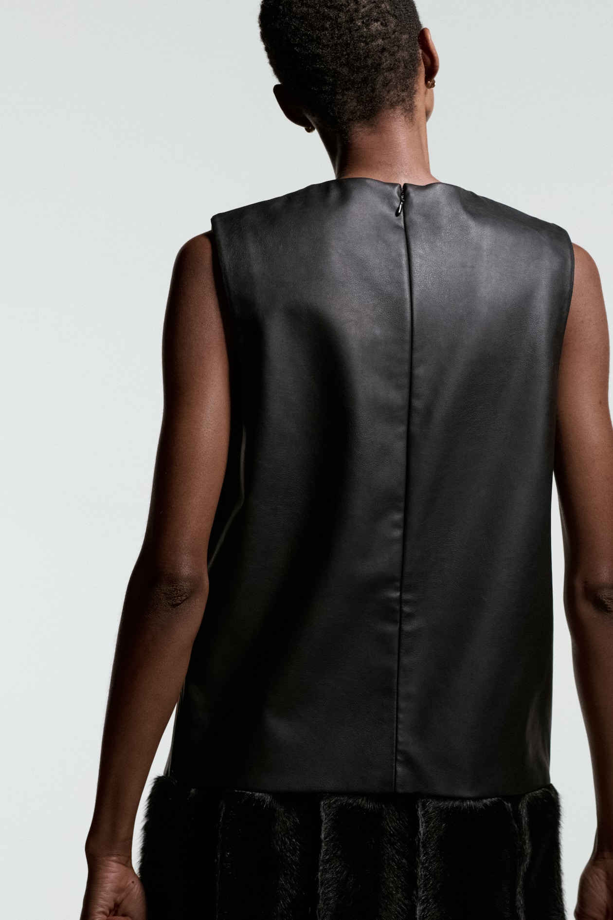 Coated Mini Dress - image 4