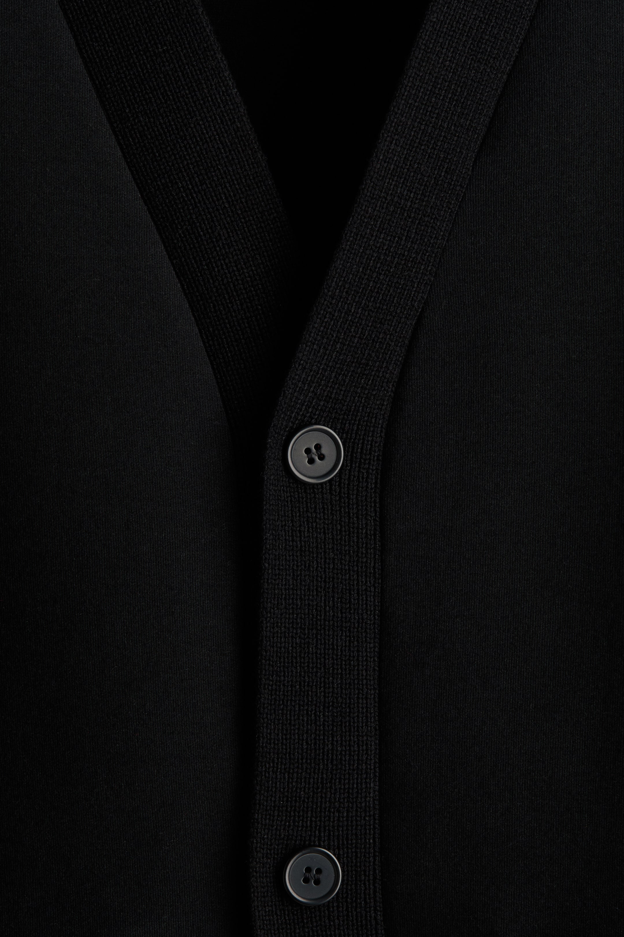 拡大画像を表示: ルーズフィットカーディガン - ブラック - Men | H&M JP 6