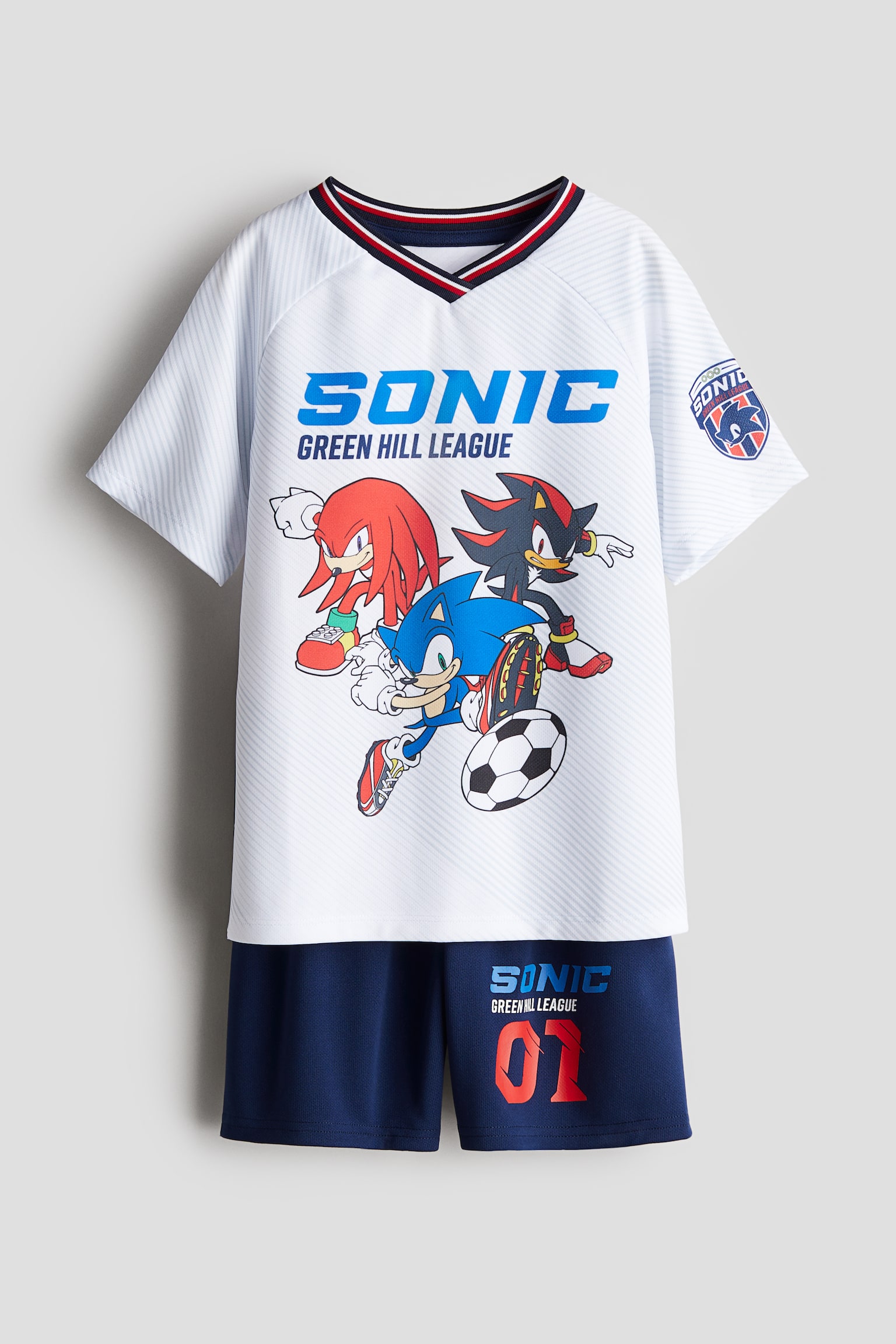 2-piece football set - White/Sonic the Hedgehog/Yellow/Pokémon/Bright blue/Sonic the Hedgehog/Red/The Avengers/Red/Spider-Man/Blue/Sonic the Hedgehog - 1