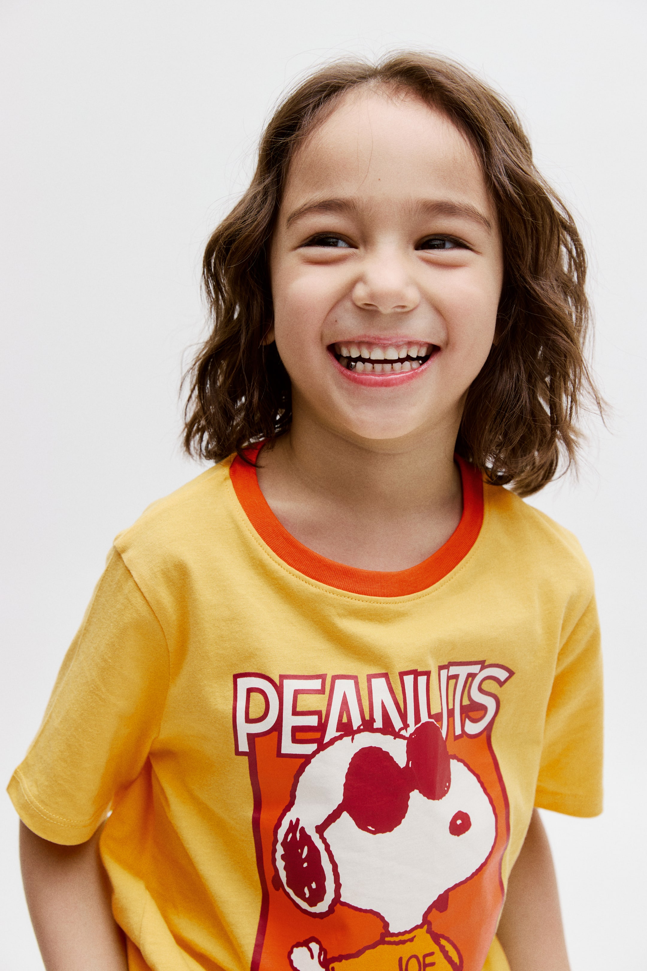 View larger image: Printed T-shirt - Yellow/Snoopy - Kids | H&M HK 1