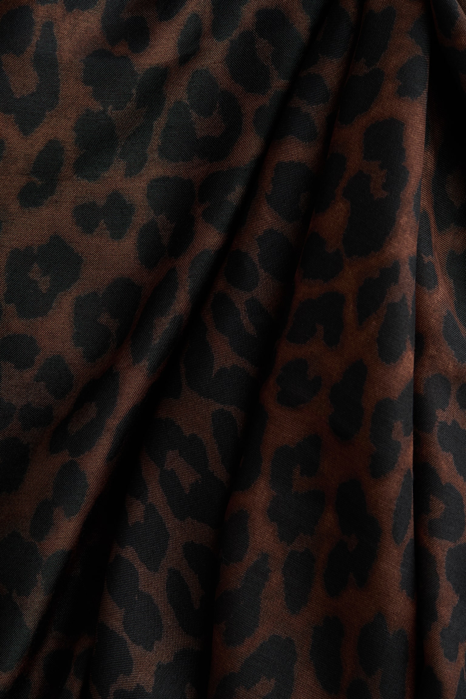 Pareo - Café/Diseño de leopardo/Verde/Diseño - 2