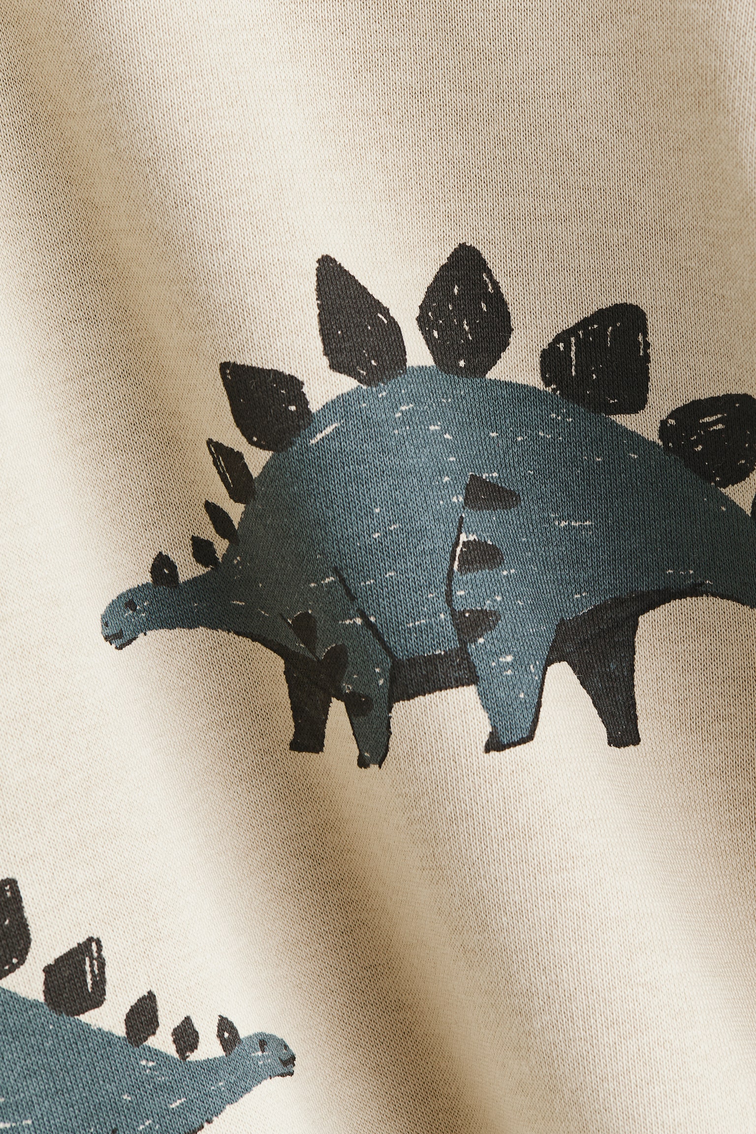 Детская толстовка H&M Printed Brushed-Inside, цвет: Бежевый — фото 4