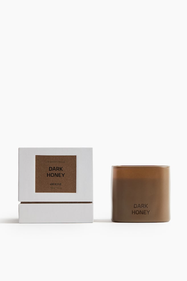 Vela aromática en recipiente de vidrio - Dark Honey/Juniper Haze/White Orchid/Golden Saffron - 1