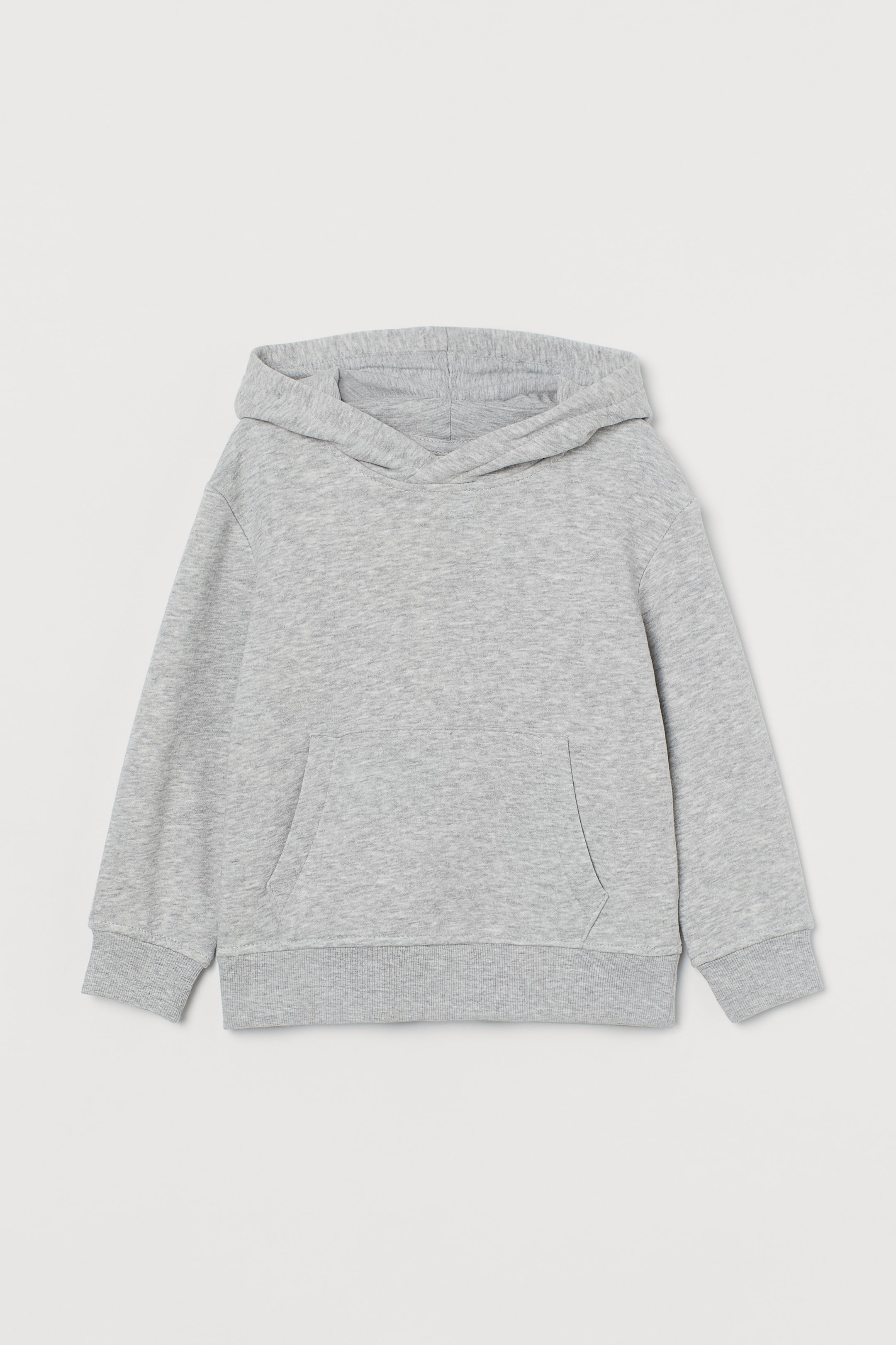View larger image: Brushed-Inside Hoodie - Gray melange - Kids | H&M US 1