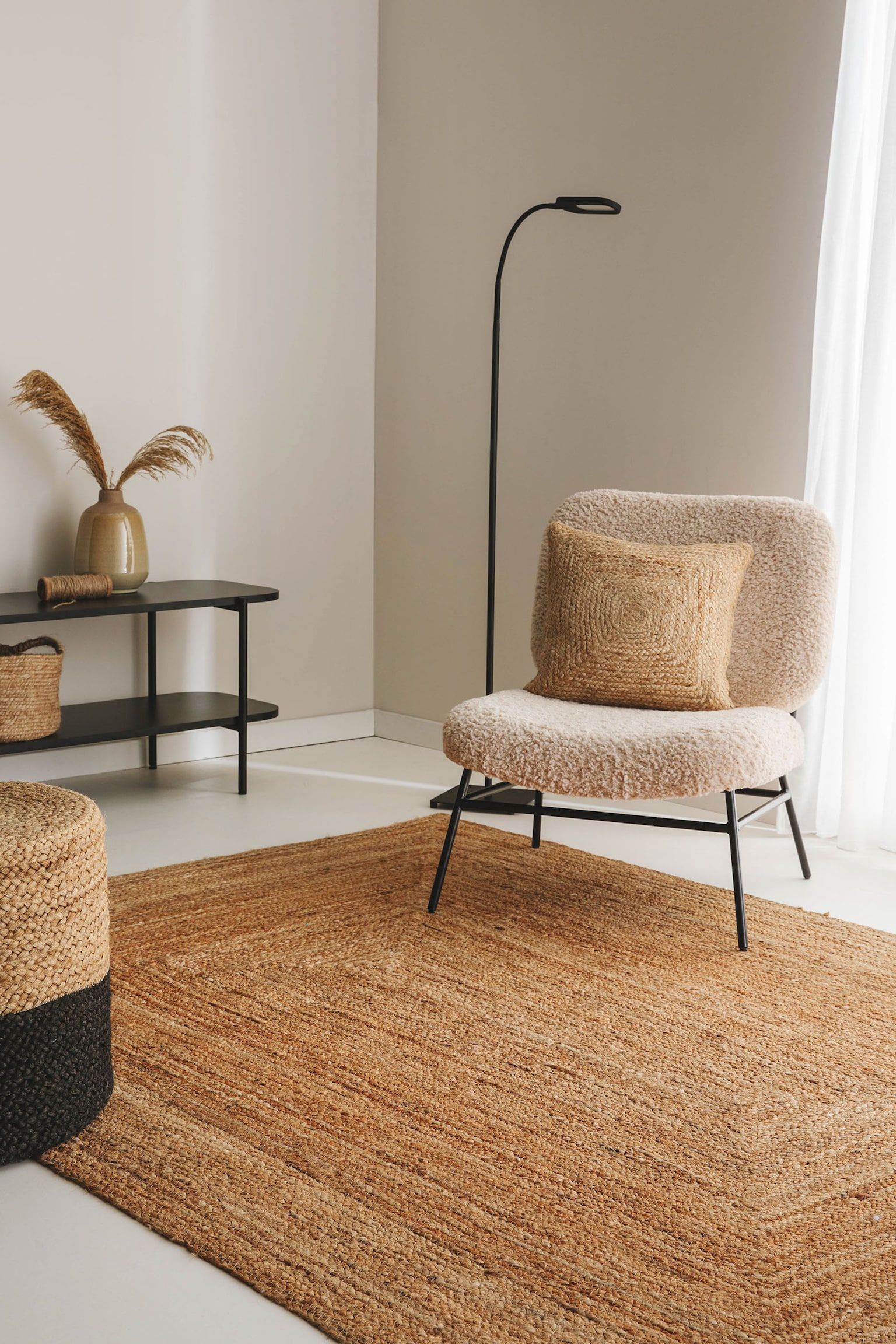 Juteteppich Jutta - Hellbraun - 2