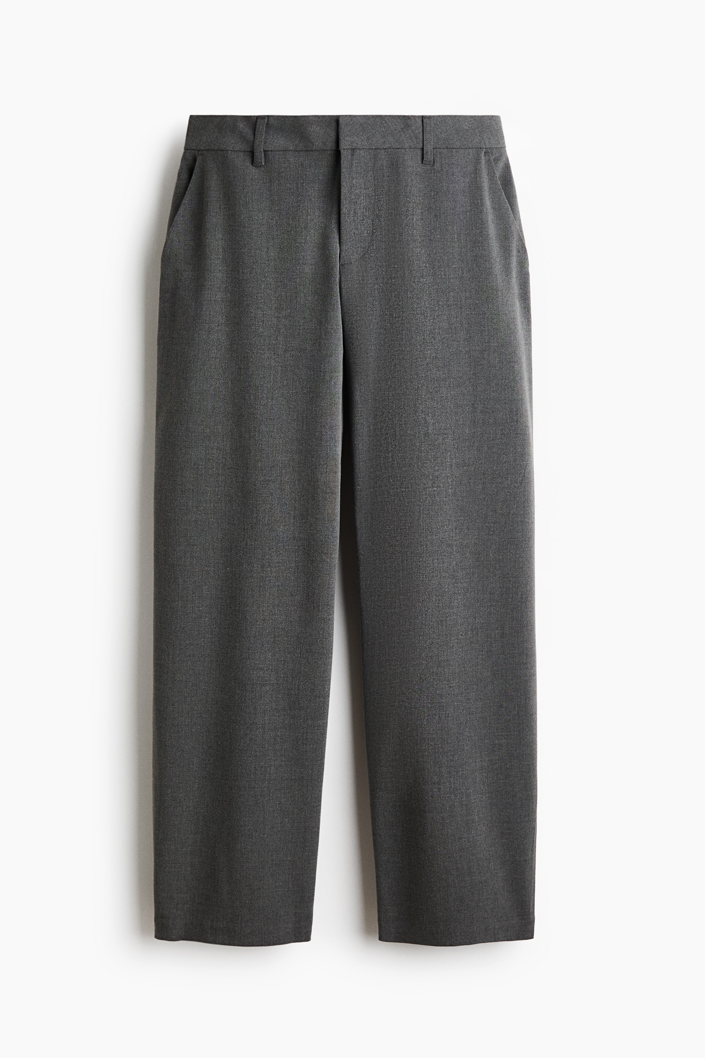 Pantalon chic à jambes tonneau - Gris foncé chiné/Taupe/Noir