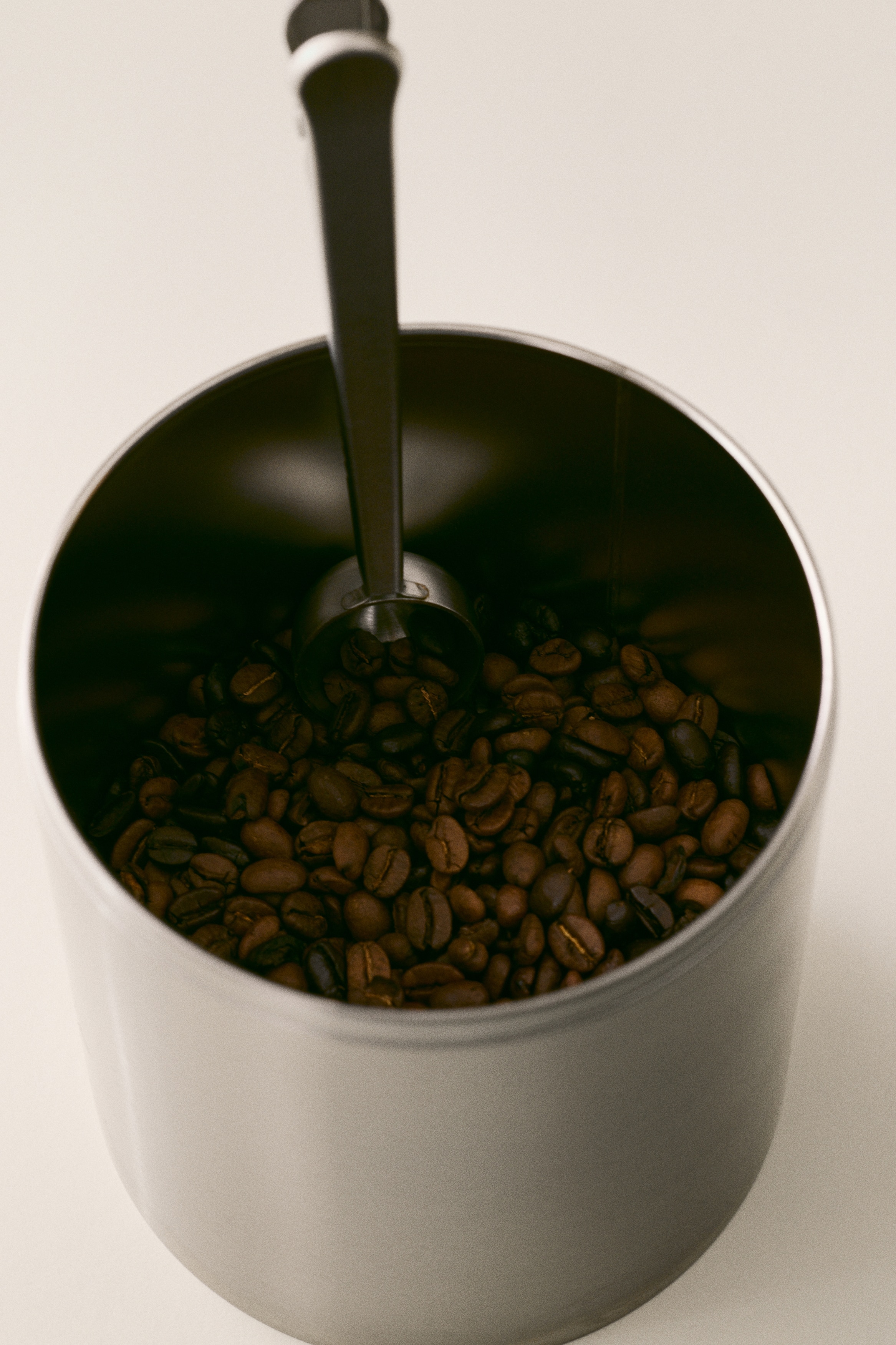 Coffee Scoop with Bag Clip - Silver-colored