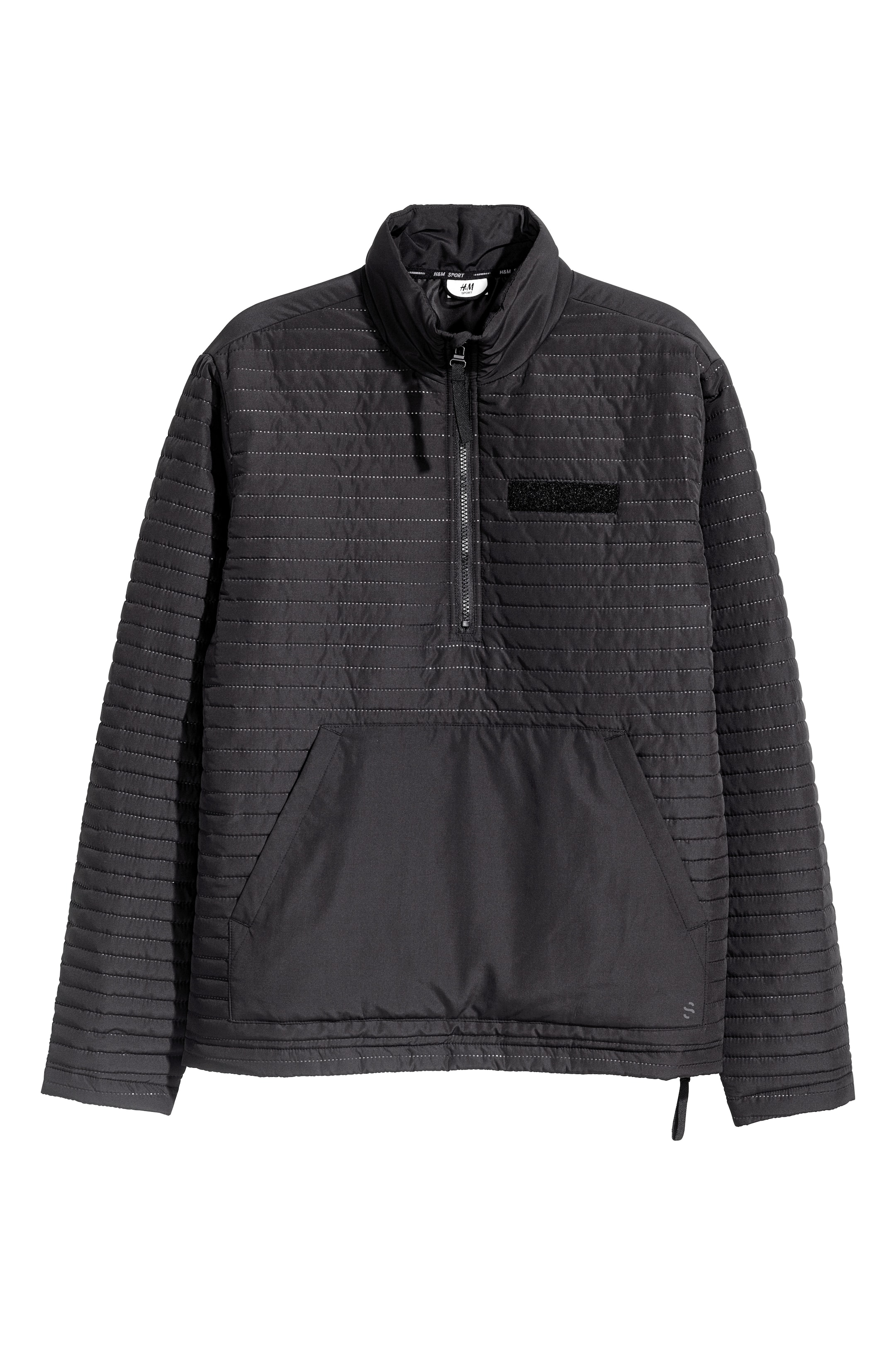 View larger image: Padded Pull-over Anorak - Black - Men | H&M CA 1