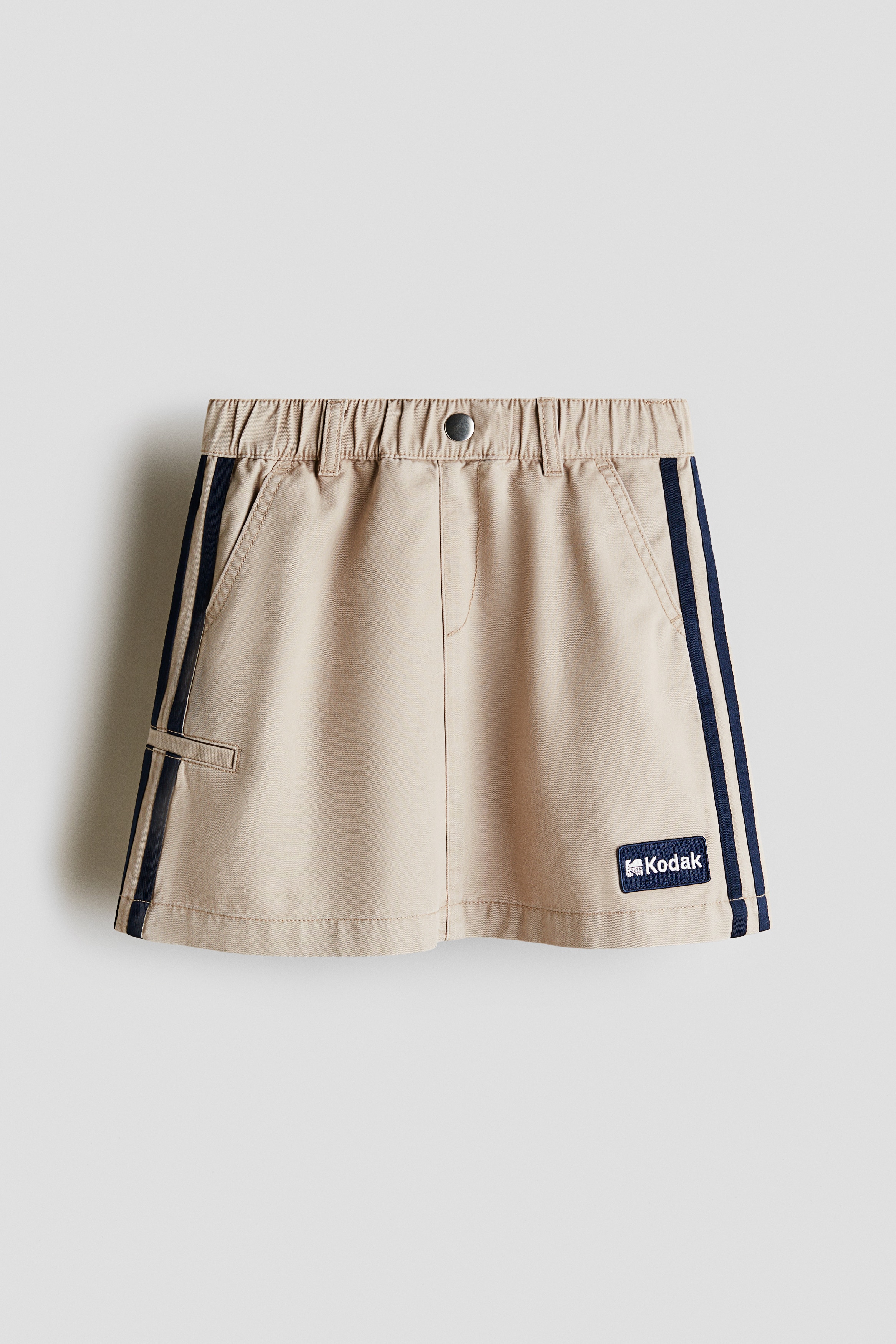 ツイルAラインスカート - ベージュ／Kodak