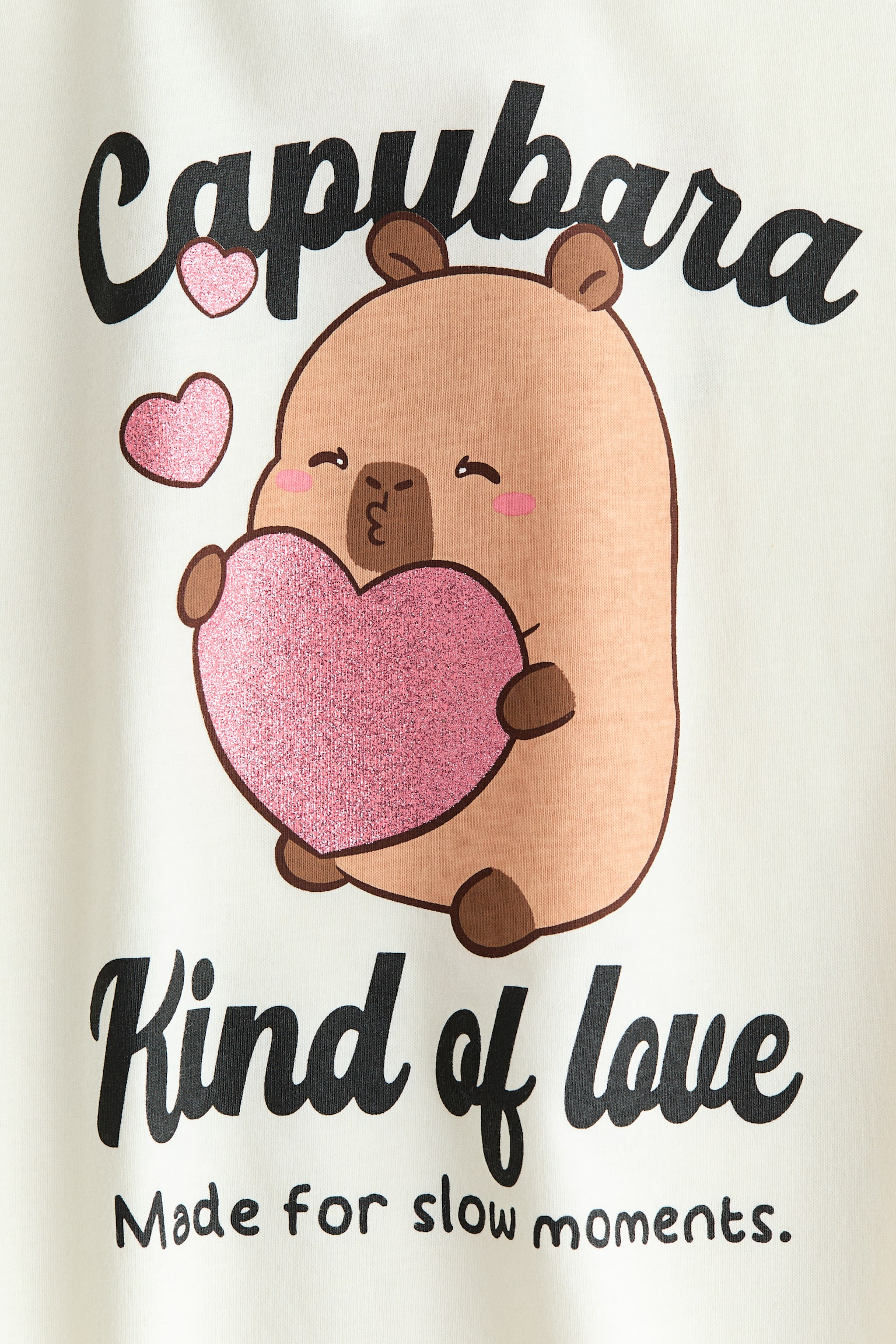 T-shirt imprimé - Crème/CapyFun - 2