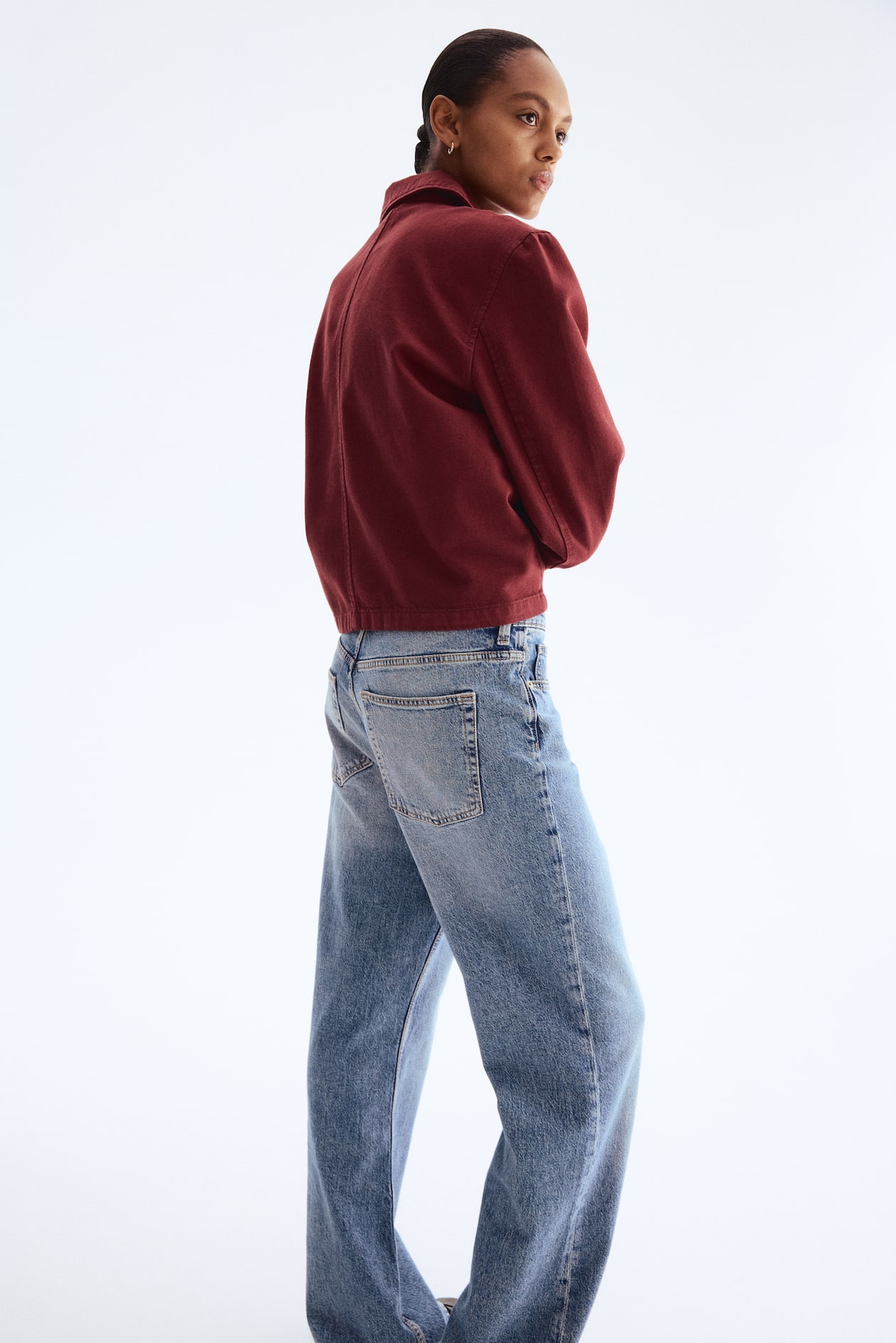 Twill Jacket with Collar - image 3