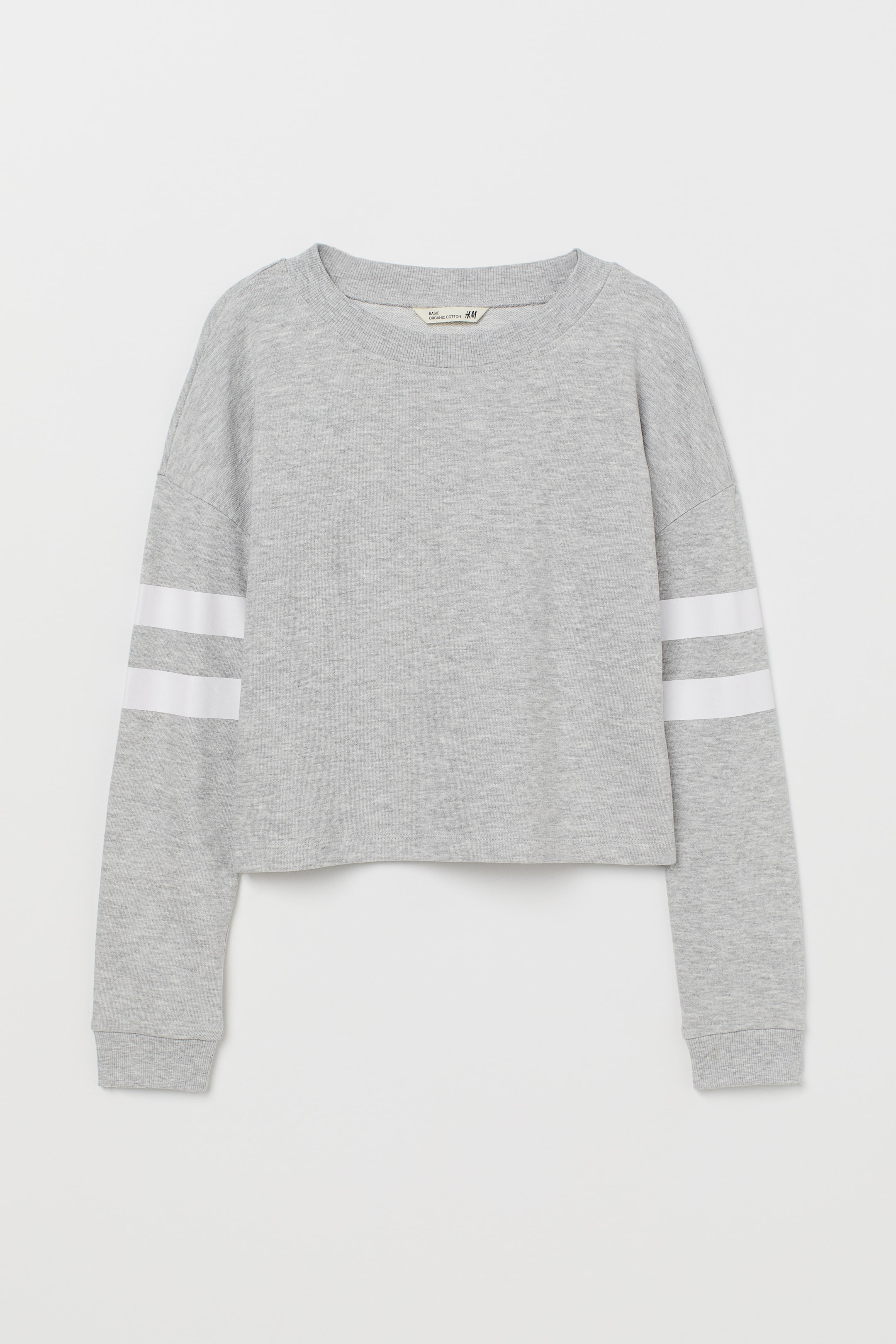 Größeres Bild ansehen: Sweatshirt mit Druck - Hellgraumeliert - Kids | H&M DE 1