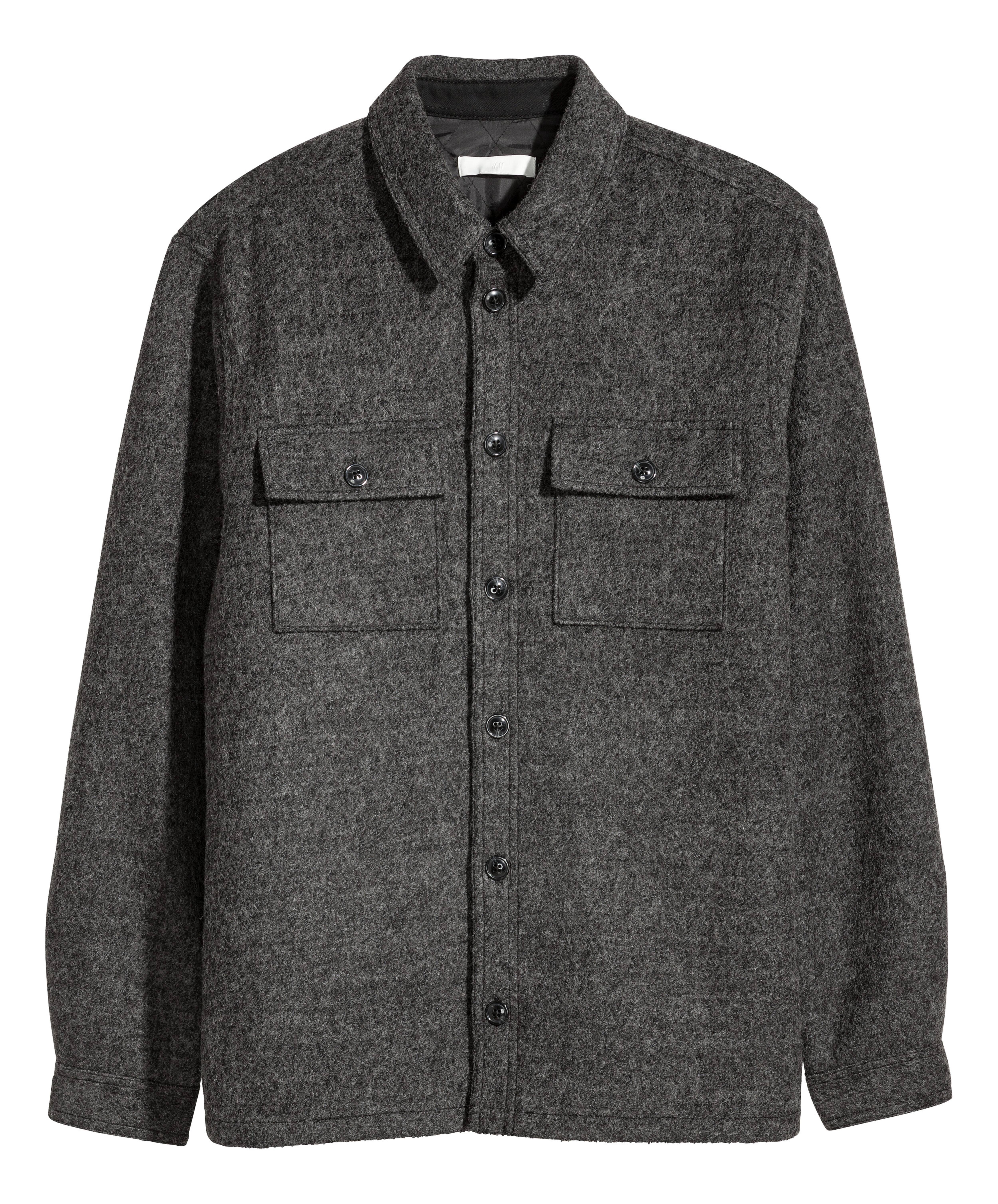 Wool blend Shirt Jacket