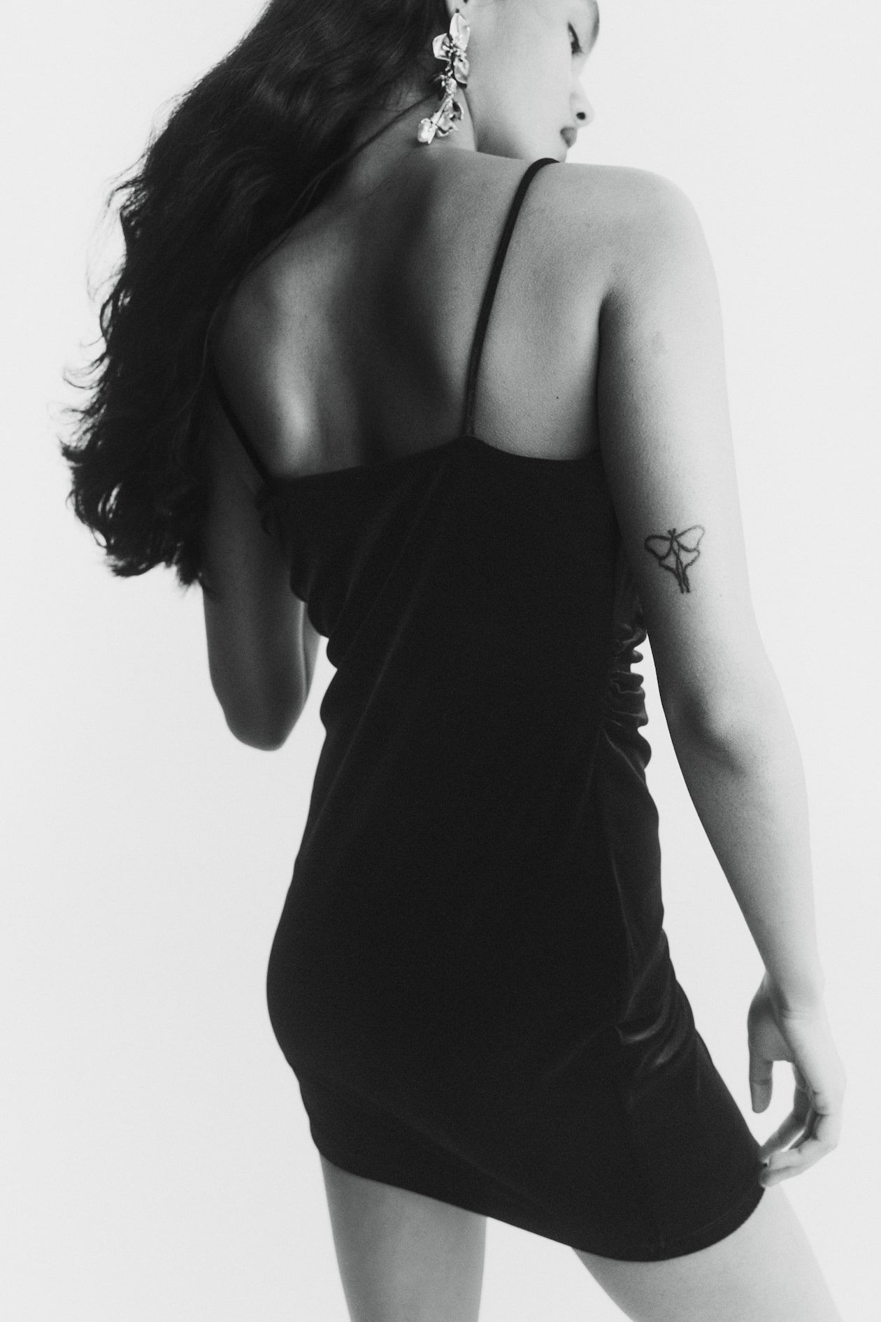 Draped Strappy Dress - image 3