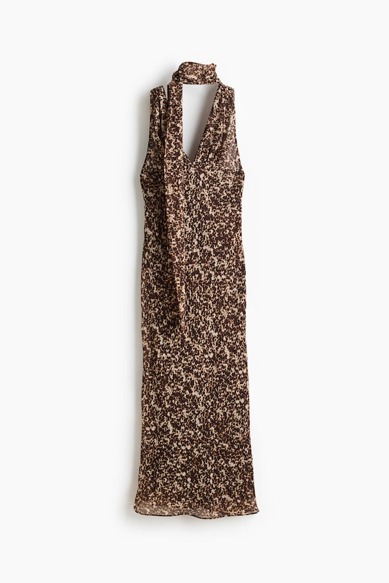 Женские платья H&M Scarf-Detail Chiffon Dress