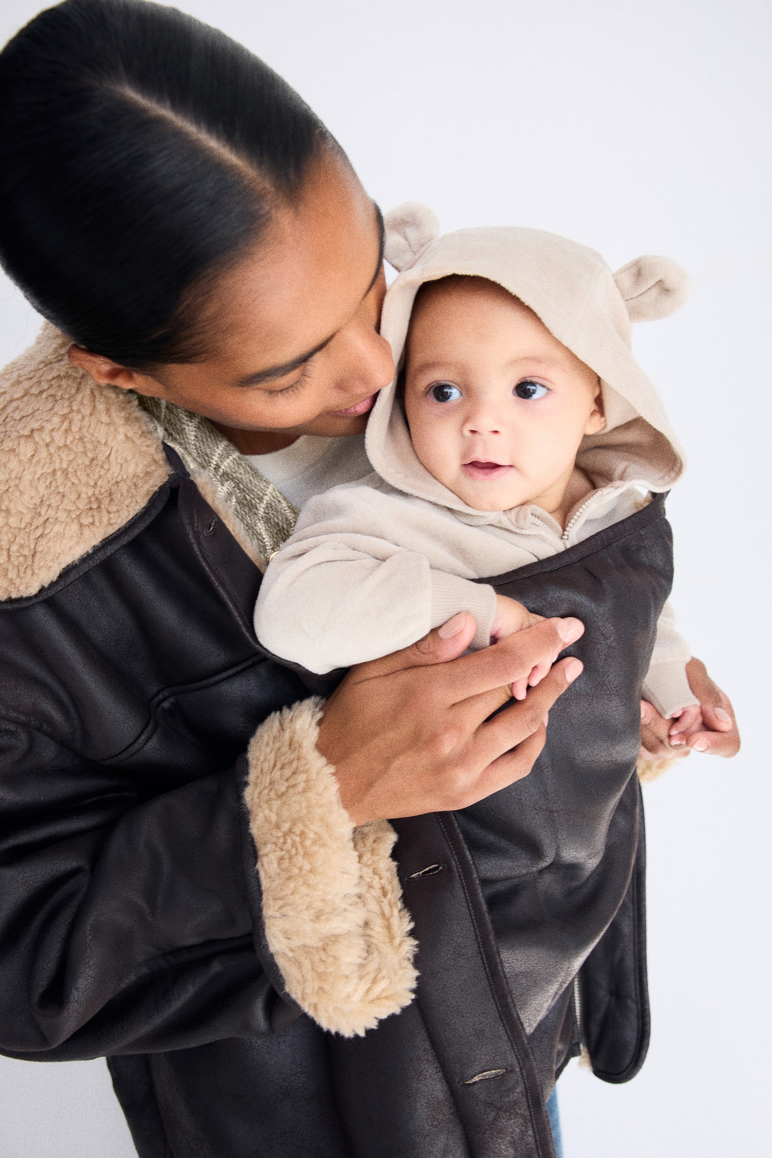 Женская куртка H&M Mama Before & After Babywearing, цвет: Тёмный коричневый — фото 5