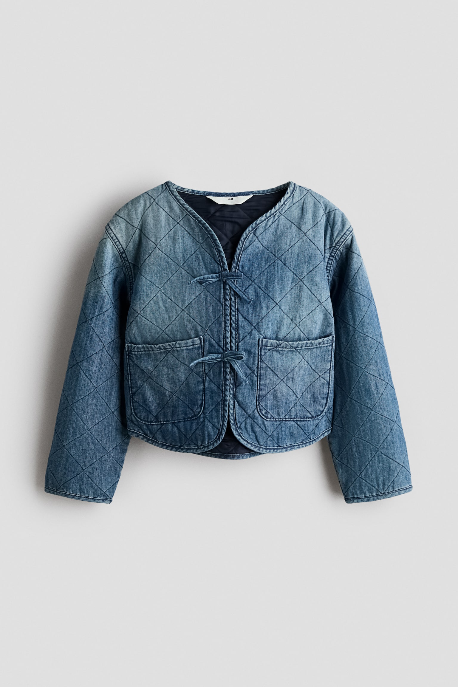 Quilted denim jacket - Denim blue - 2