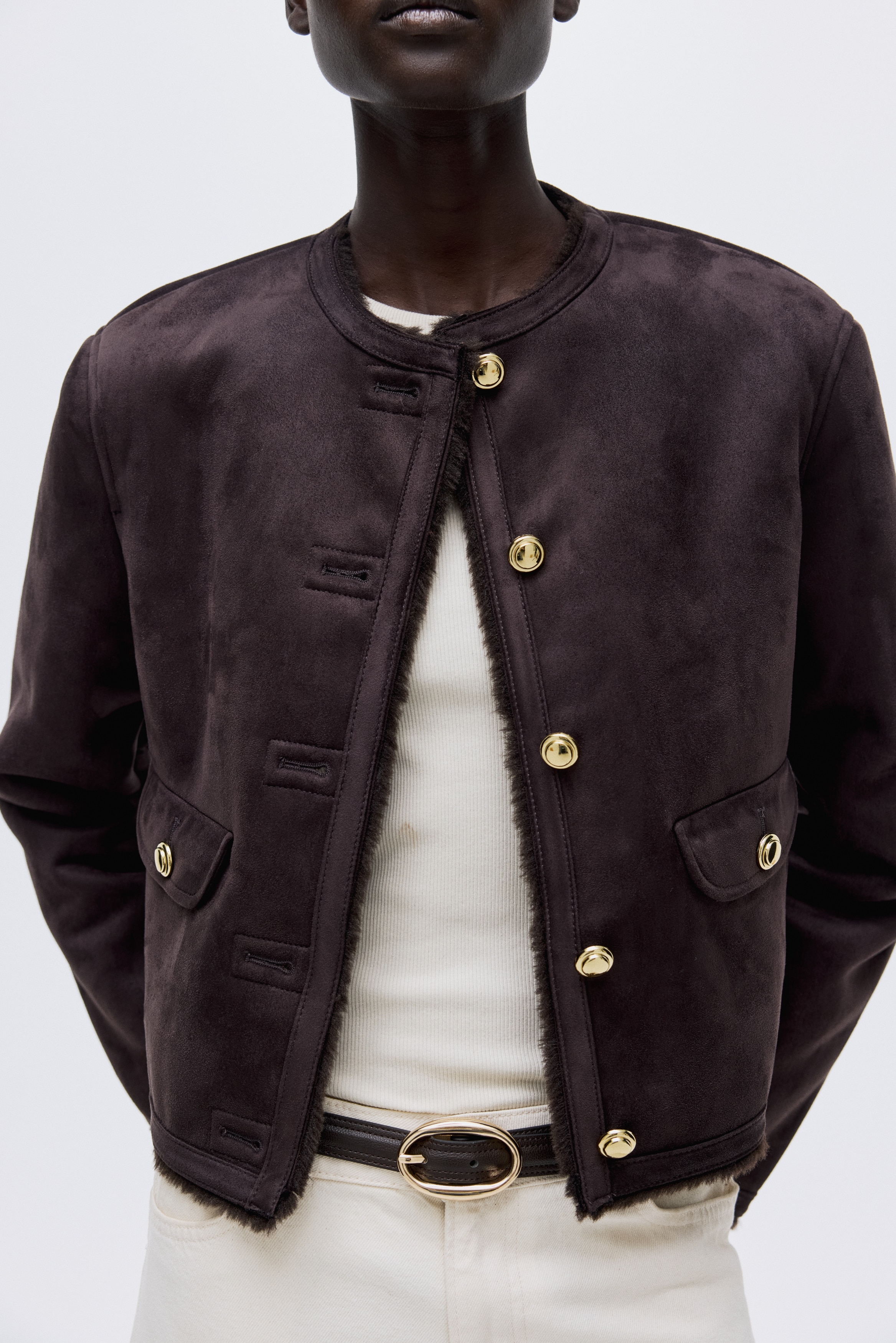 Pile-lined jacket