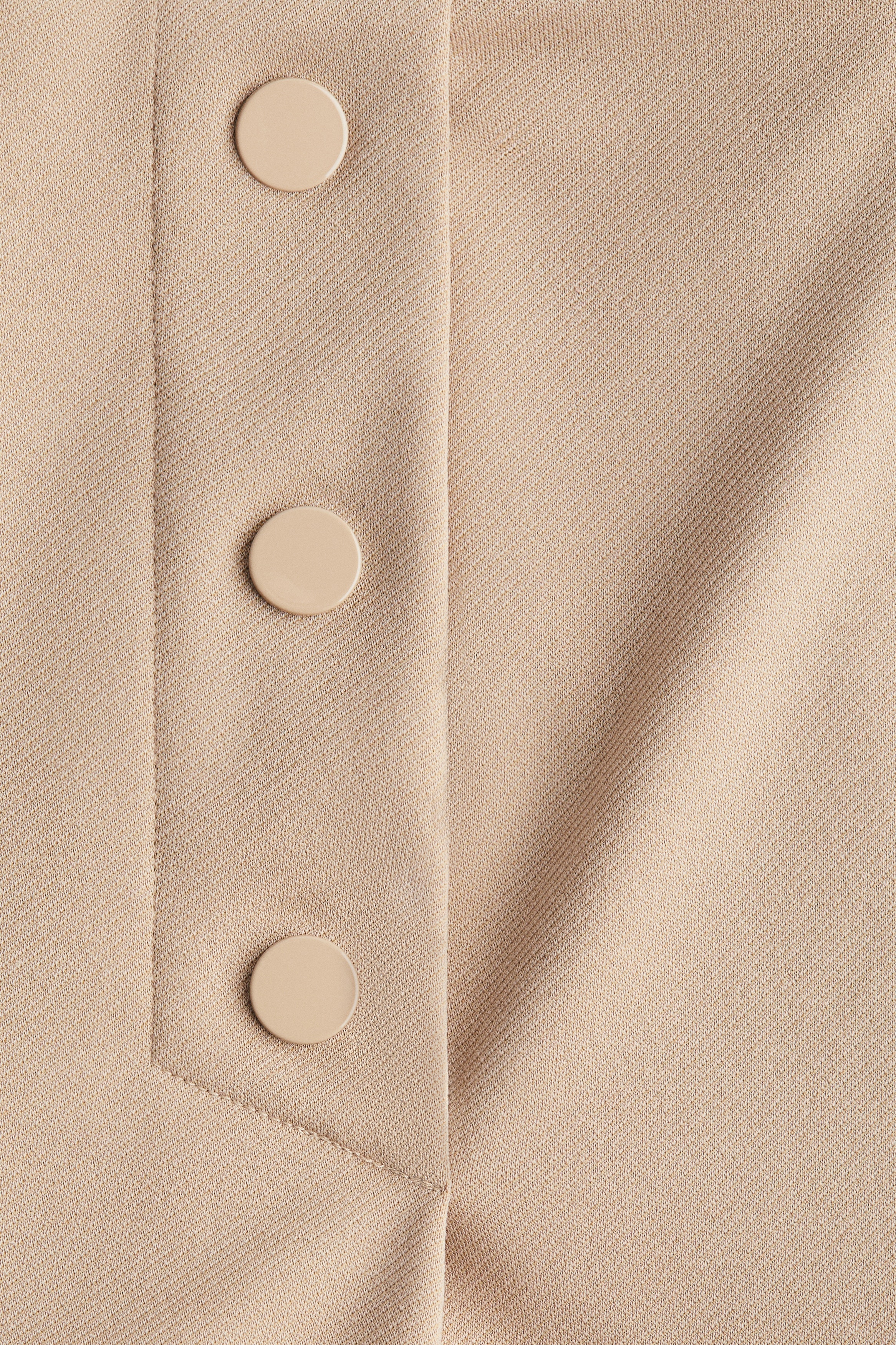 Button-front skort