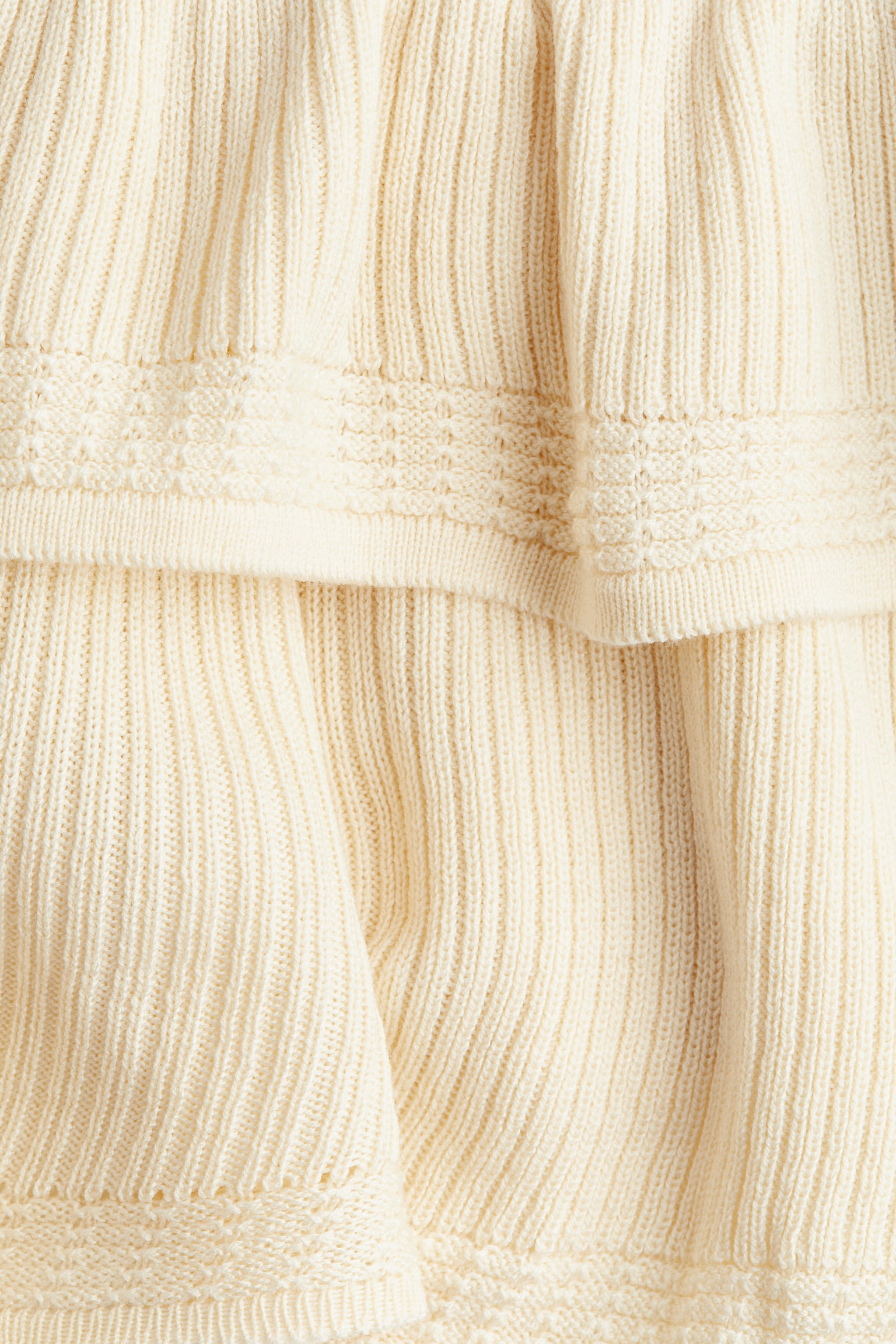 Женское платье H&M Rib-Knit, цвет: Светлый бежевый — фото 2