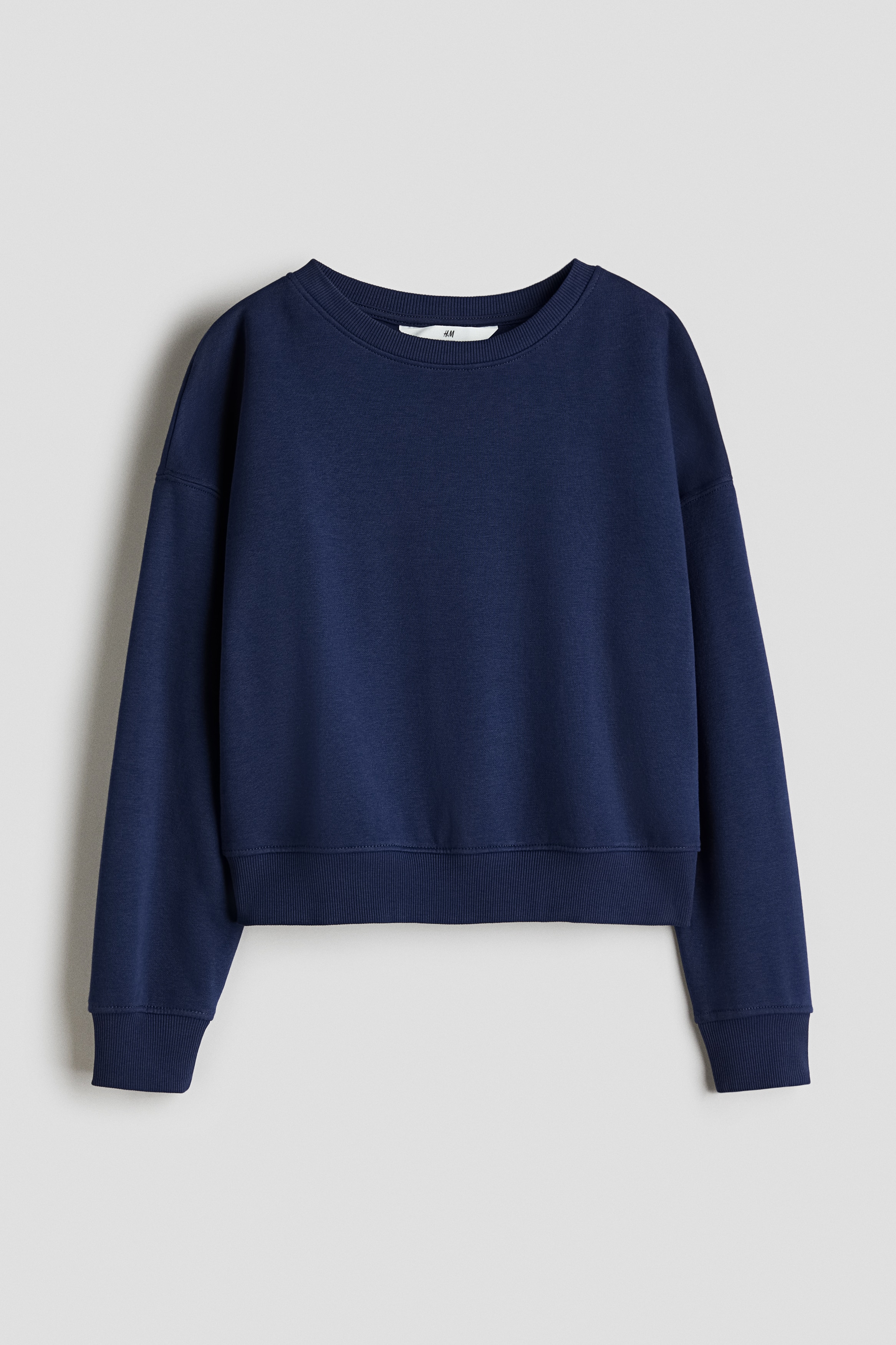 Crew-neck Sweatshirt - Navy blue - Kids | H&M US