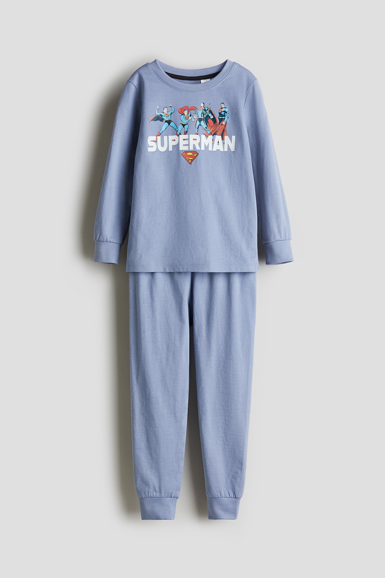 T-shirt Manches Longues Superman Warner Brothers - Coton, Taille S, Occasion Très Bon état