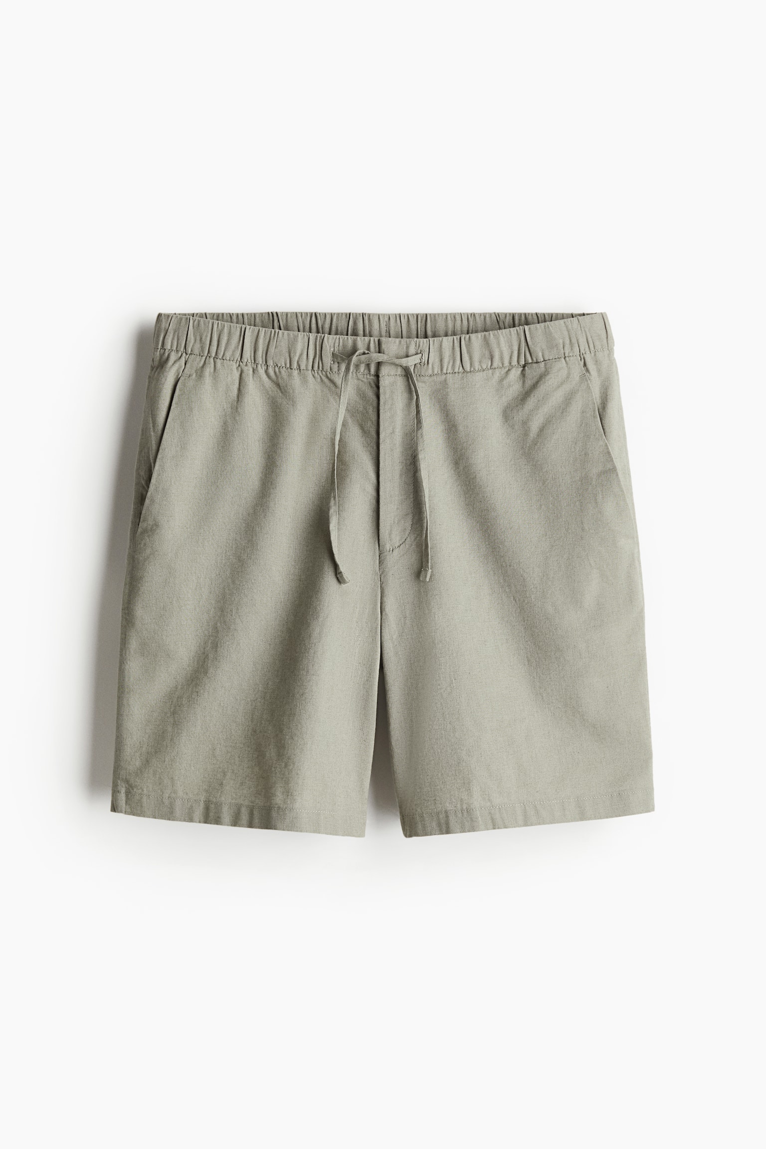 Relaxed Fit Shorts - Sage green/White/Light grey/Light beige/Navy blue/Black - 2