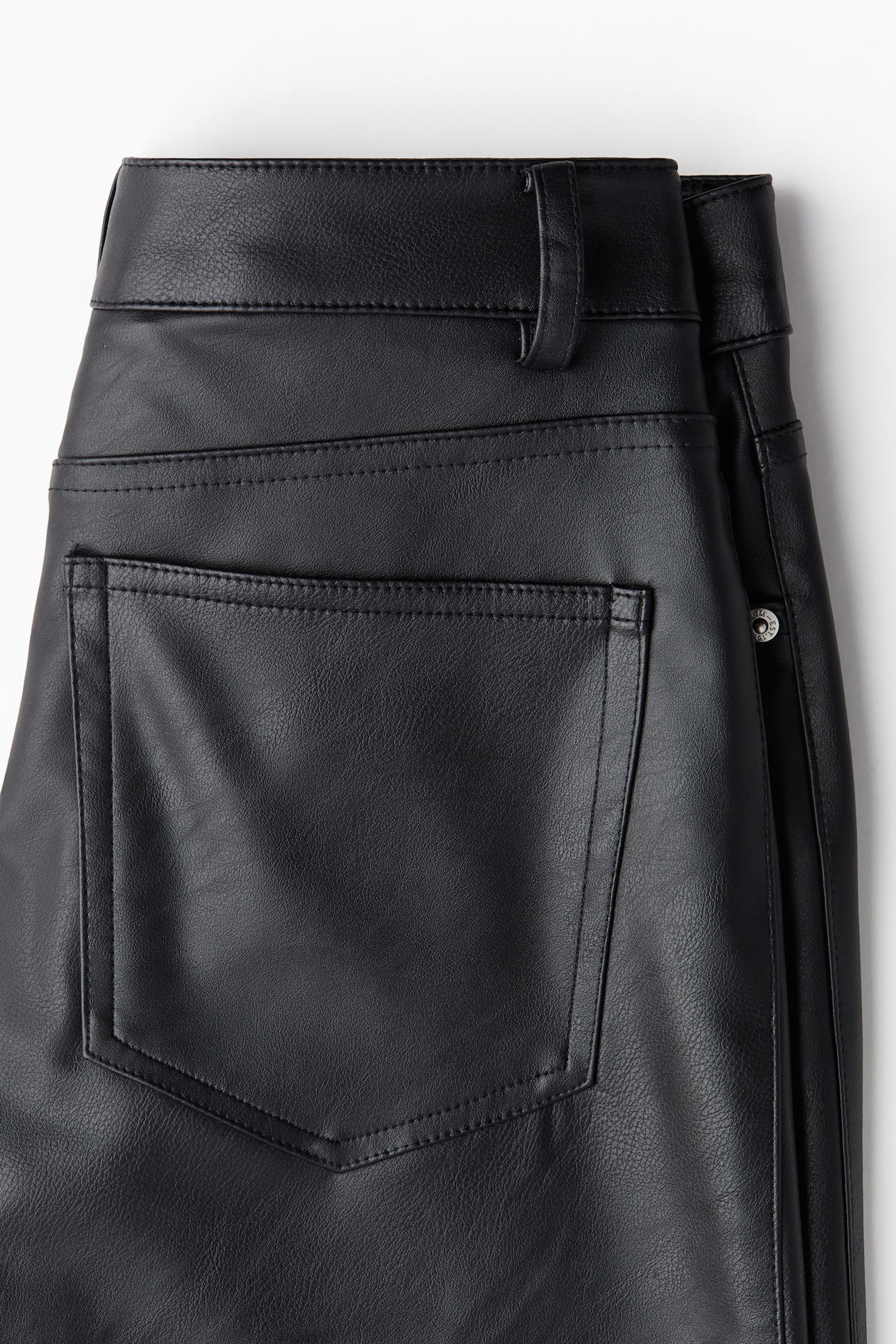 Straight Coated Pants - image 2