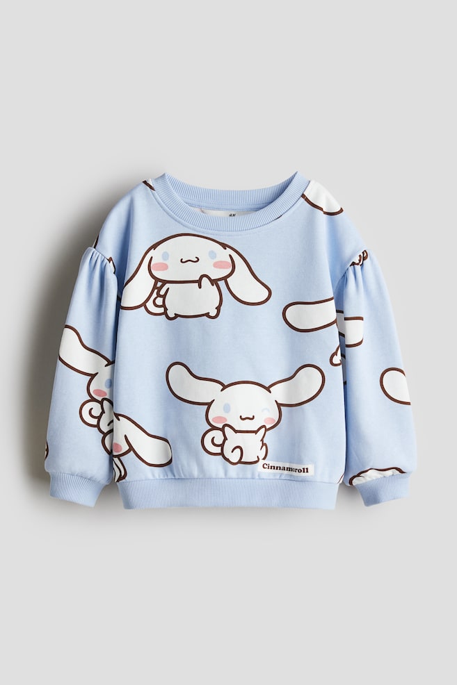 Bluza z nadrukiem - Jasnoniebieski/Cinnamoroll - 1