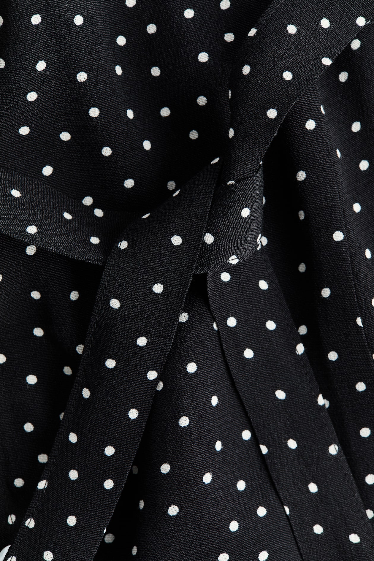 MAMA Tie-Belt Viscose Dress - image 2