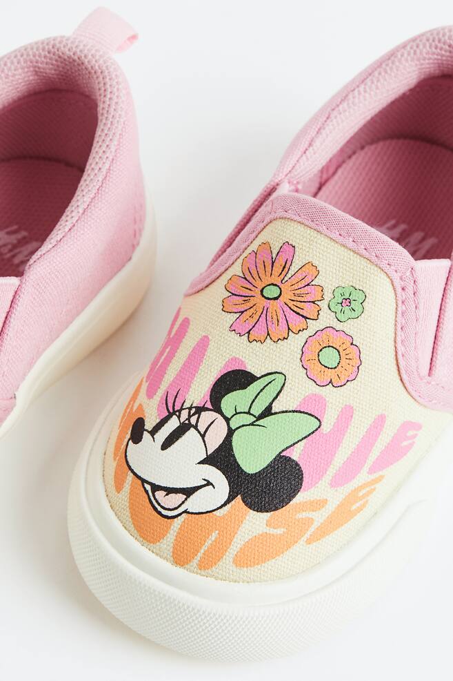 Slip-on printed trainers - Light pink/Minnie Mouse/Old rose/Lady and the Tramp/Dark grey/Mickey Mouse - 2