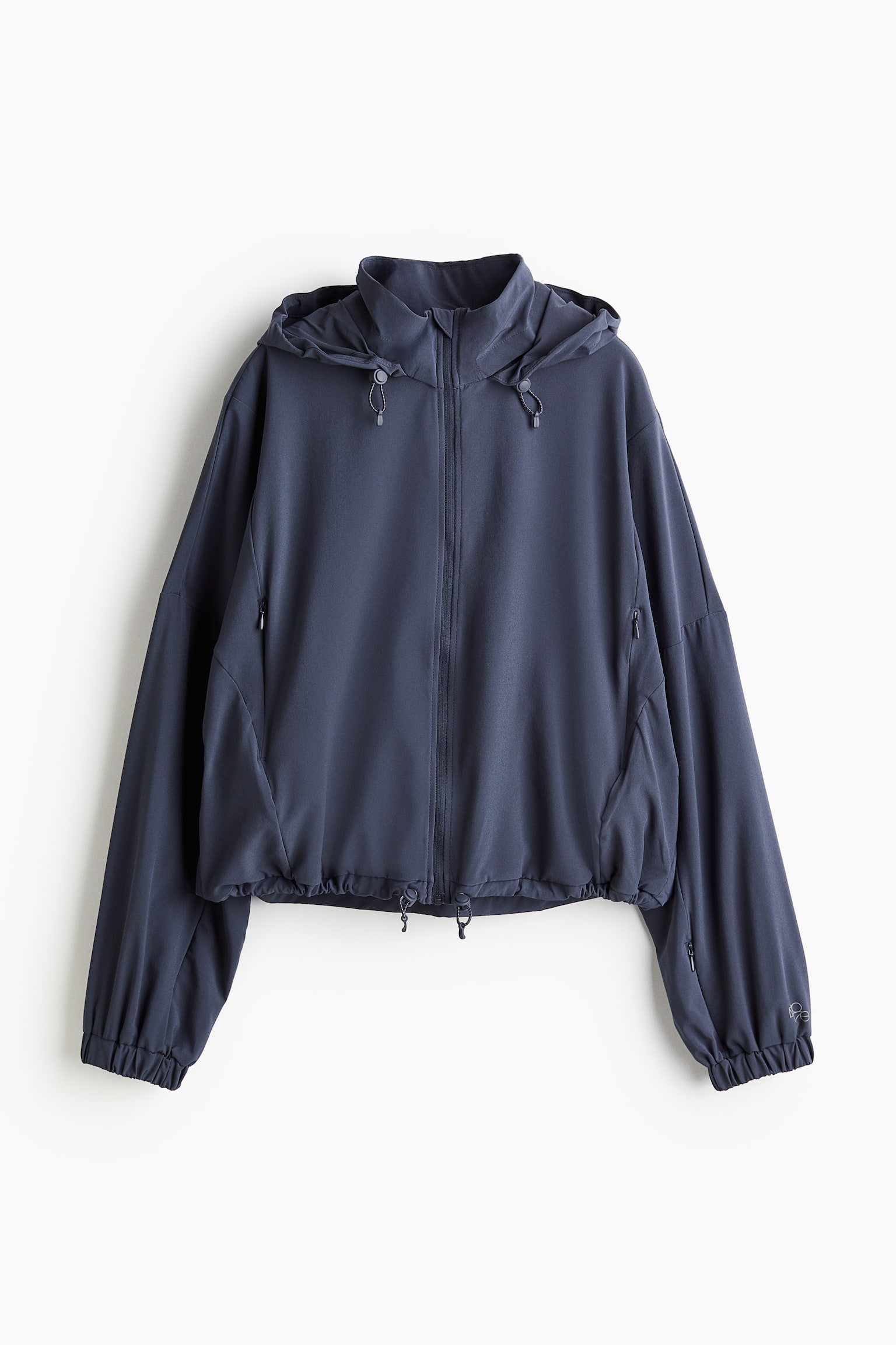 Windproof Activewear Jacket In DryMove™ - Steel blue/Black - 2