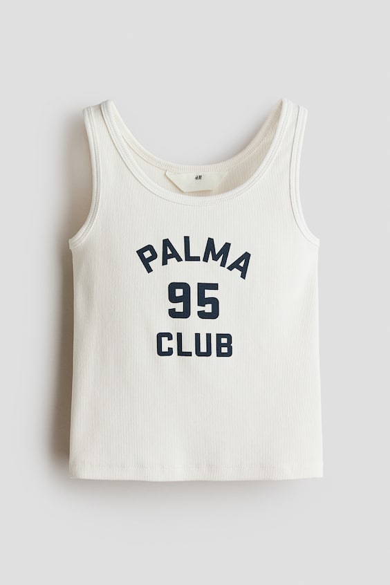 Детские топы H&M Motif-Detail Tank Top