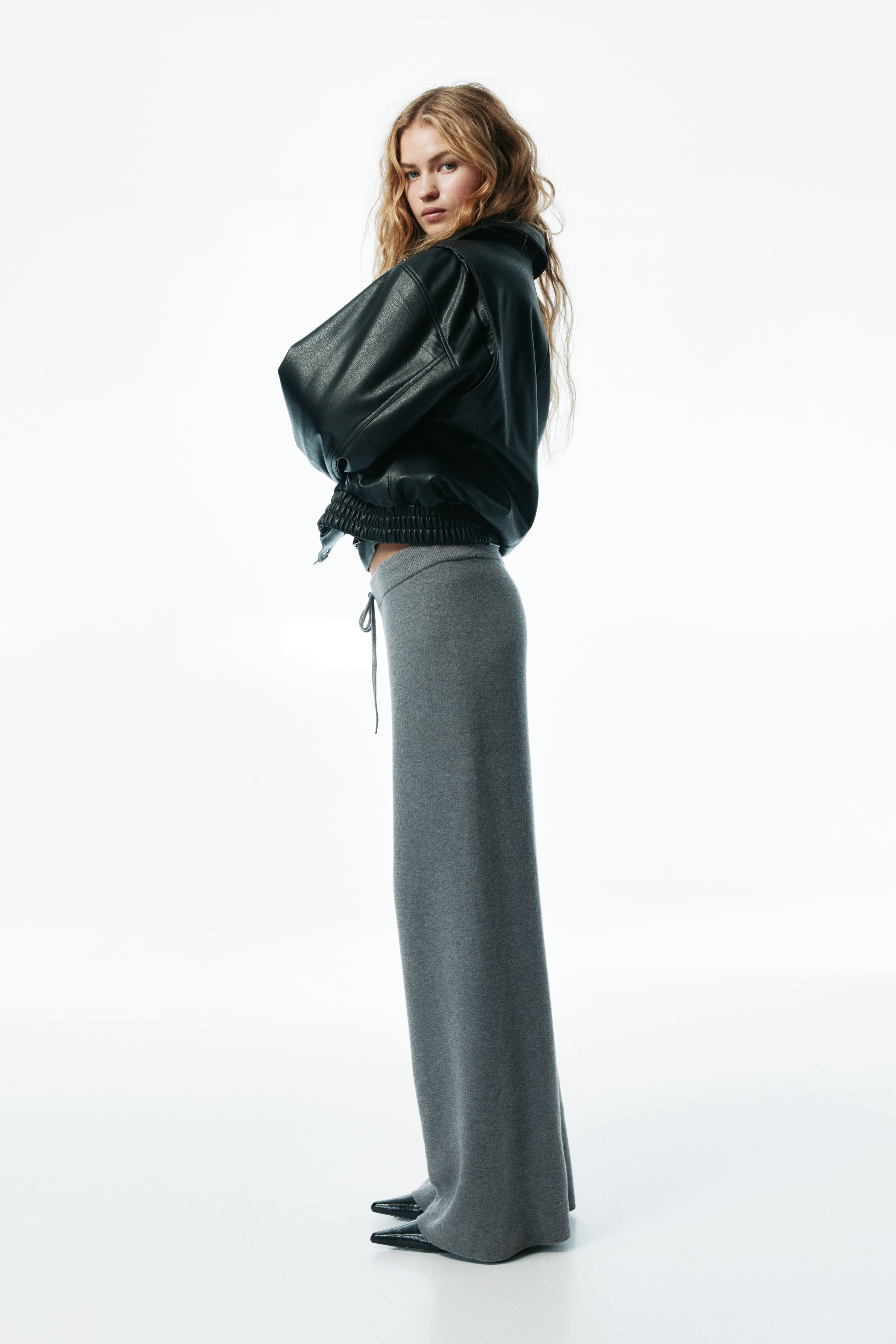 Knit Drawstring Pants