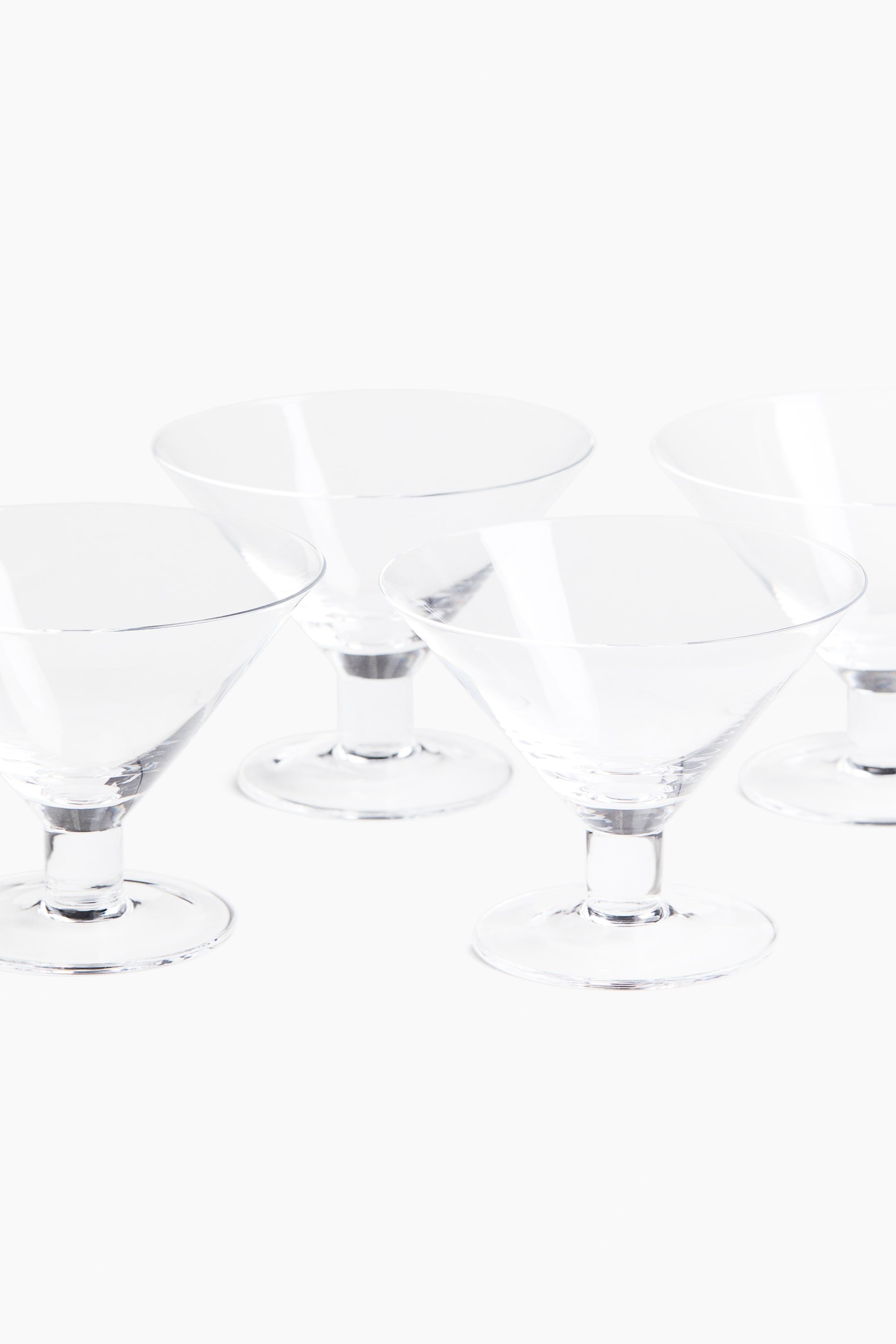 4-Pack Mouth-Blown Cocktail Glasses